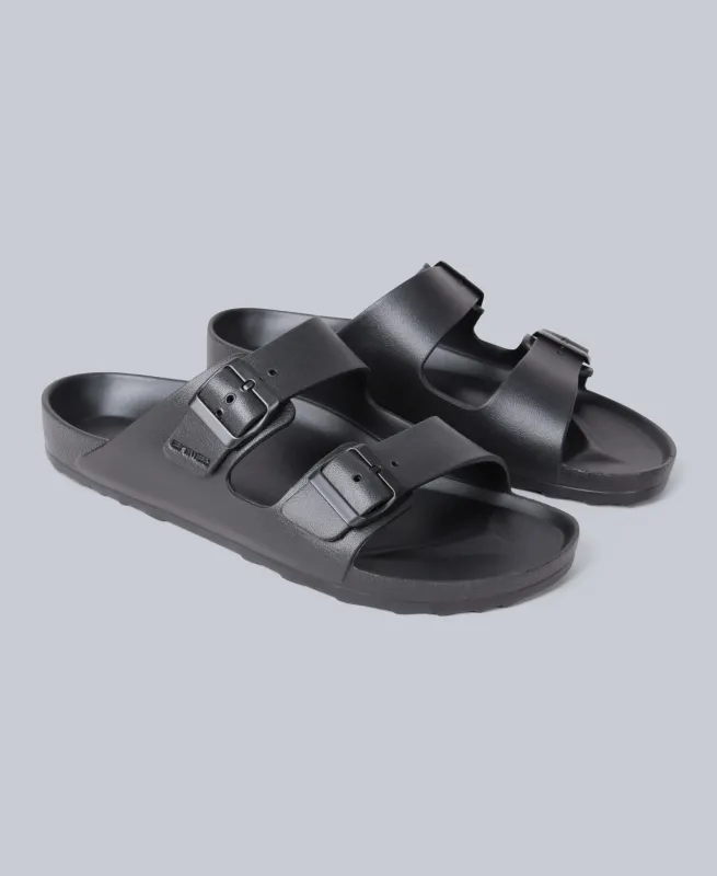 Shore Mens Sliders - Black sold by Animal