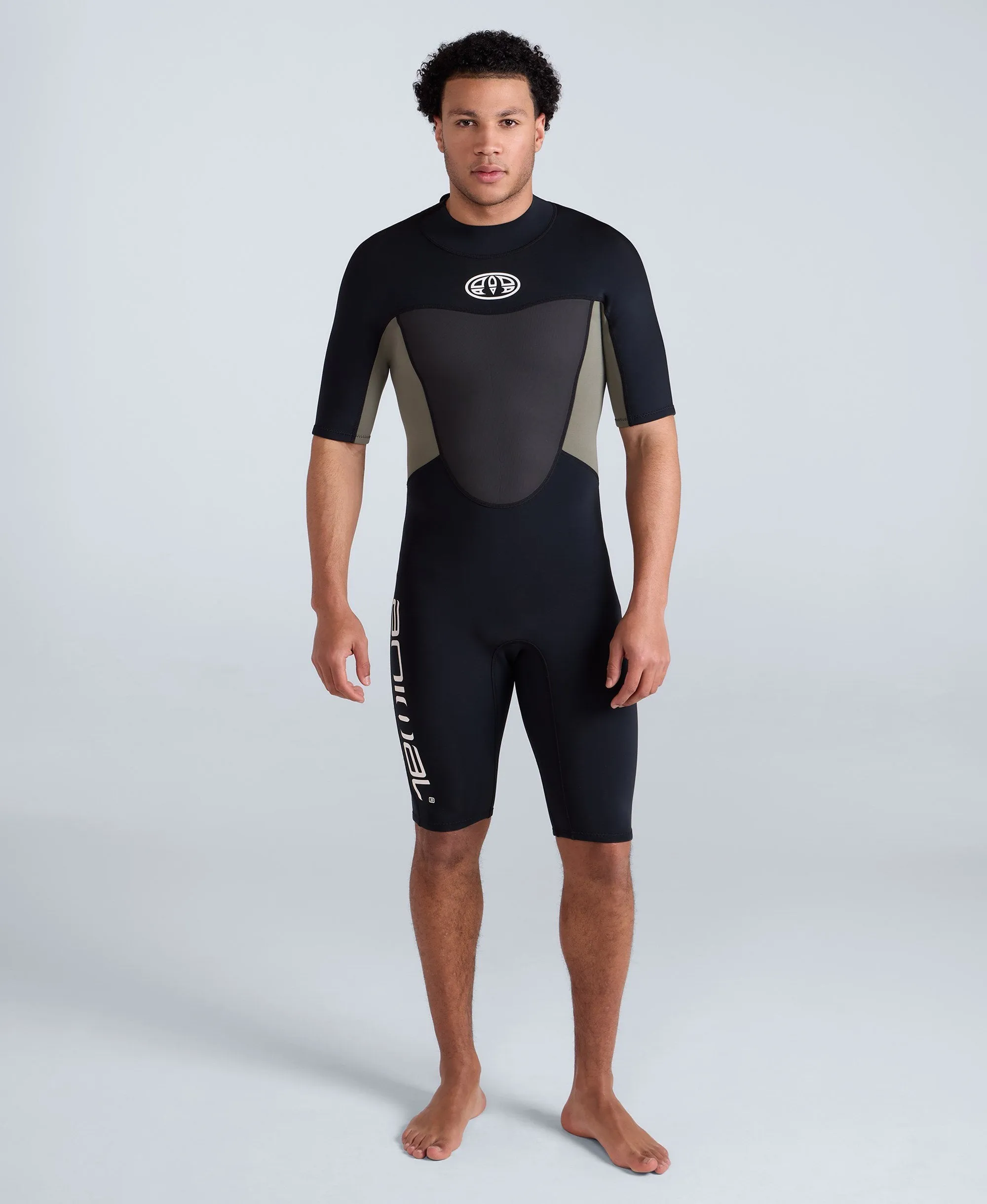 Slater Mens 2mm Shorty Wetsuit - Black sold by Animal