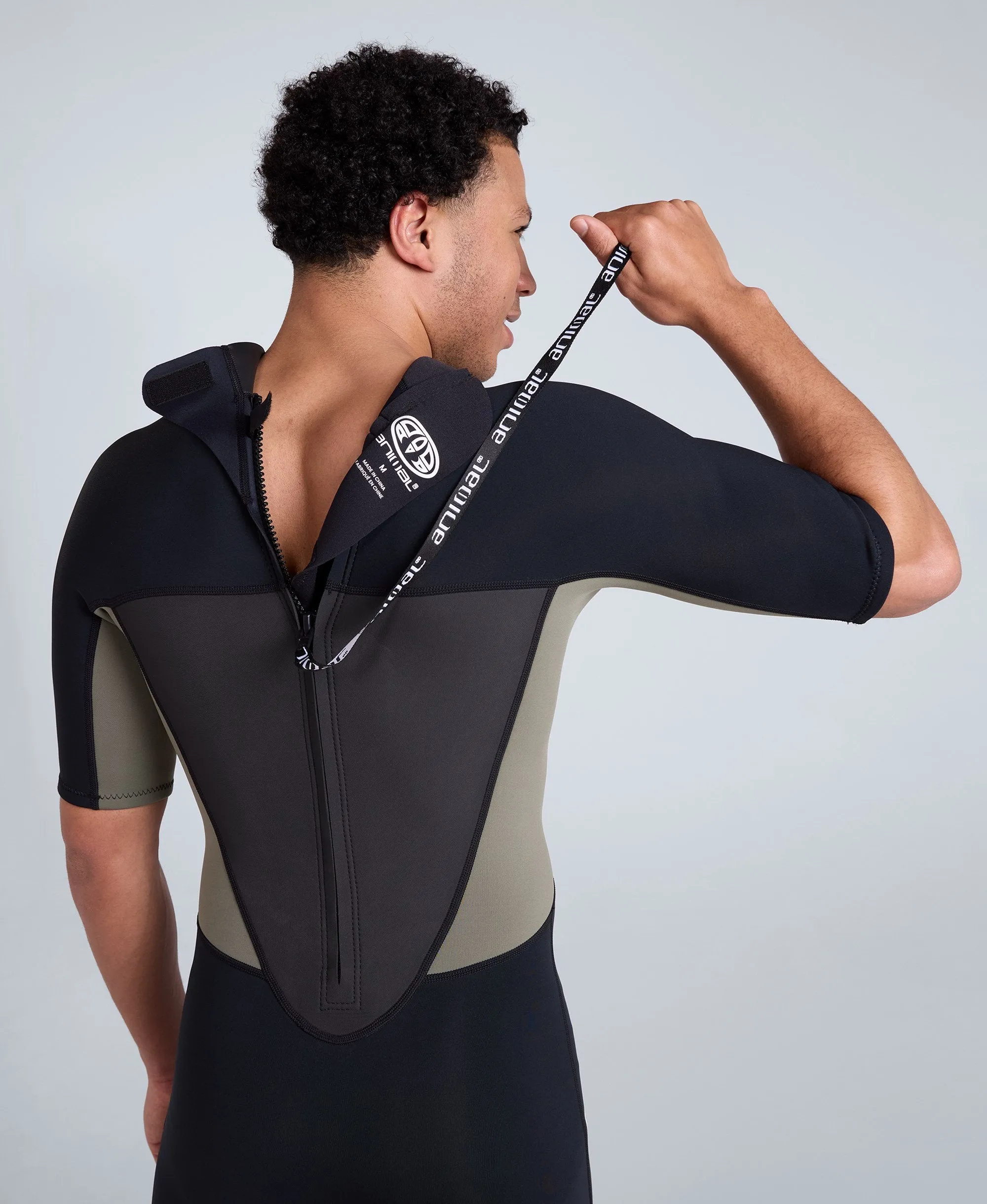 Slater Mens 2mm Shorty Wetsuit - Black sold by Animal product image thumbnail 2