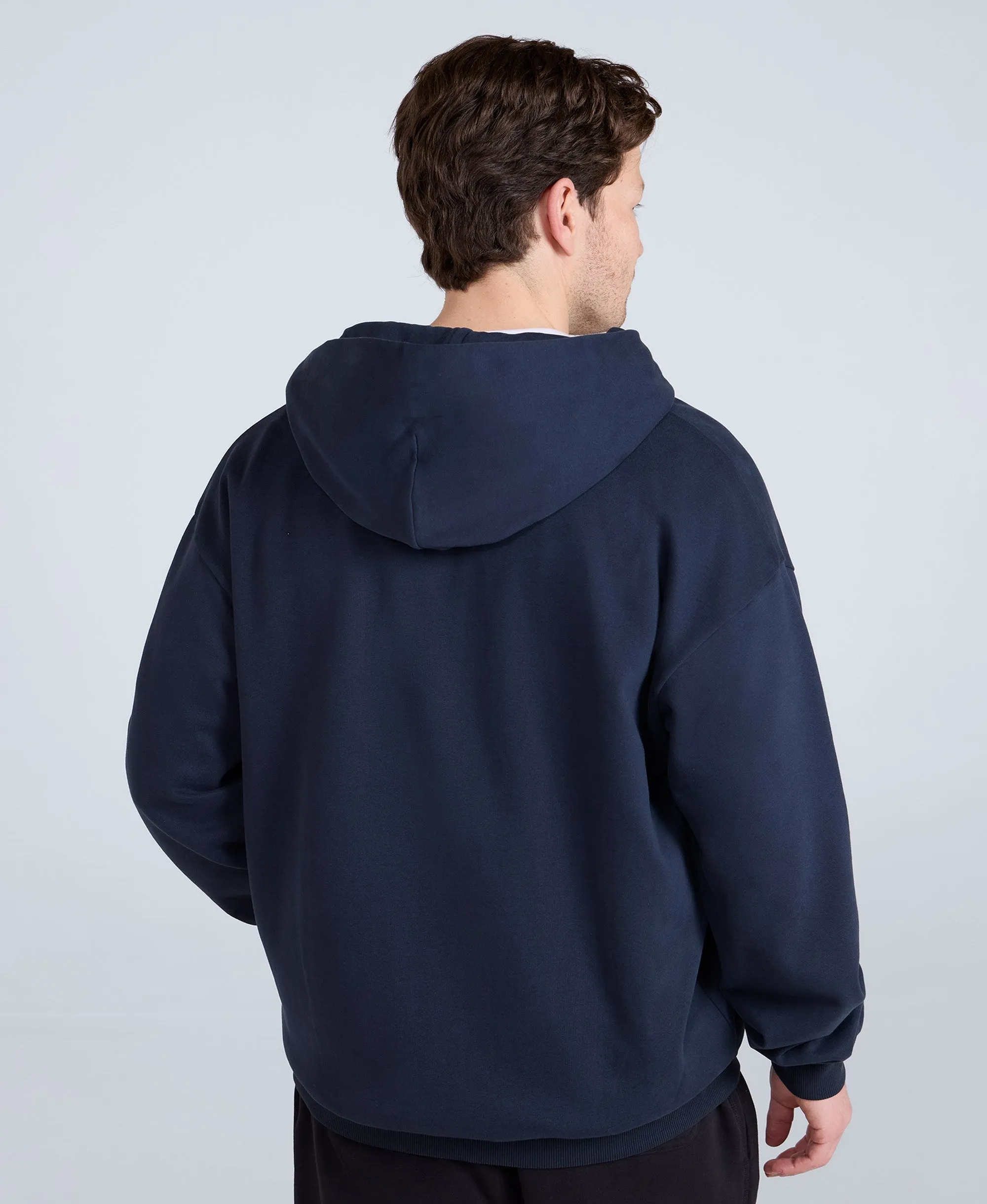 Icon Mens Logo Zip Through Hoodie - Dark Blue sold by Animal product image thumbnail 3