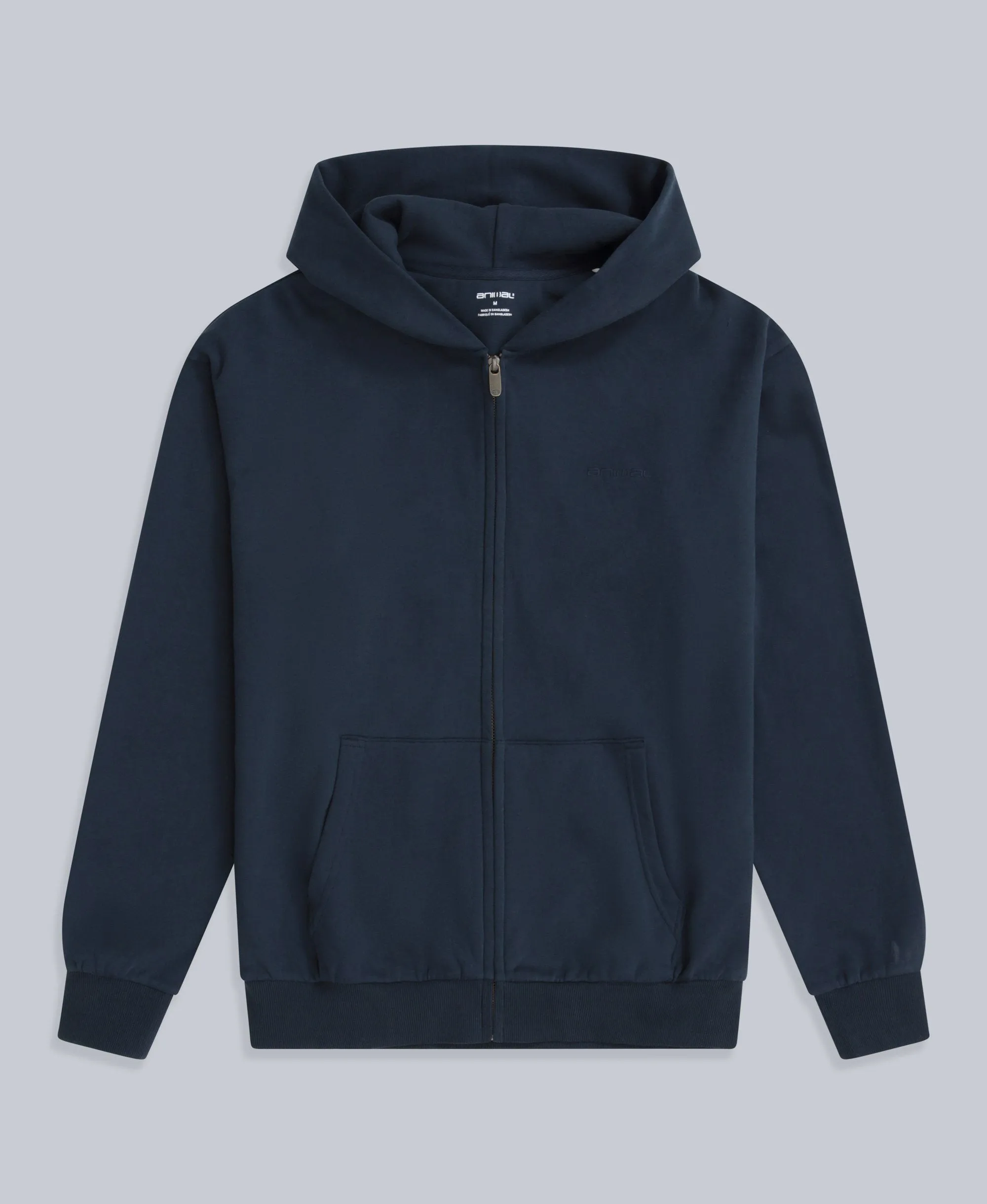 Icon Mens Logo Zip Through Hoodie - Dark Blue sold by Animal product image thumbnail 4