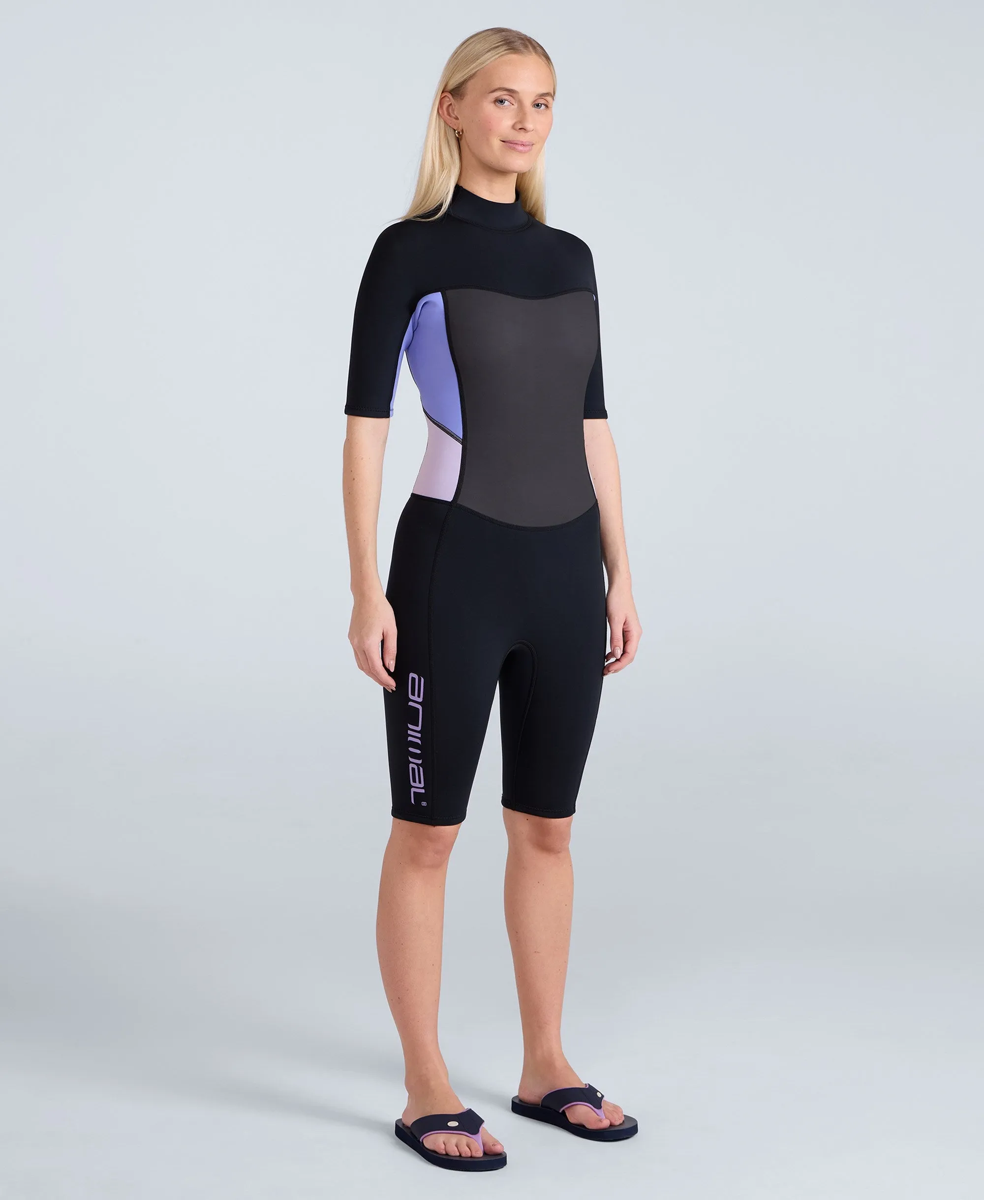 Nixie Womens Shorty Wetsuit - Lilac sold by Animal