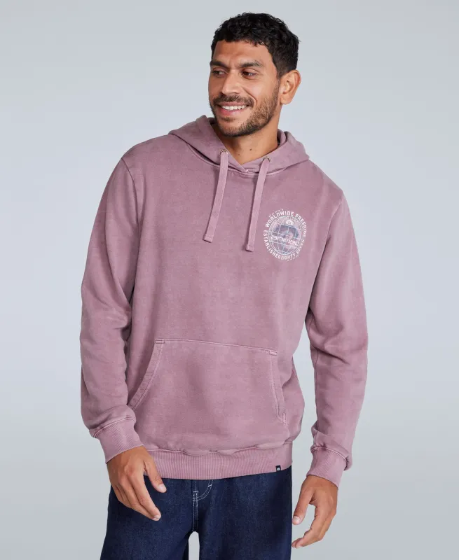 River Mens Hoodie - Grape sold by Animal