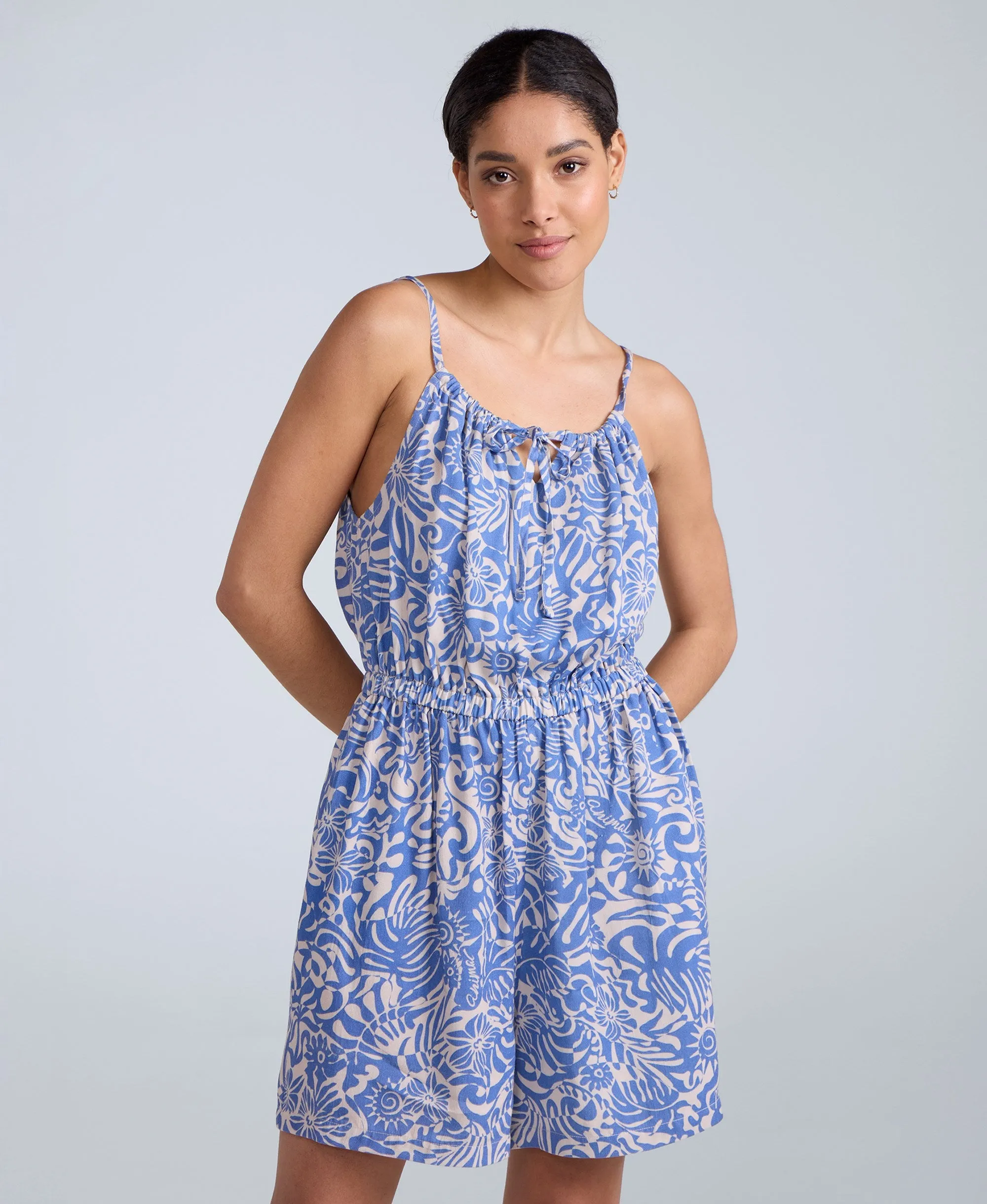 Ada Womens Playsuit - Light Blue sold by Animal