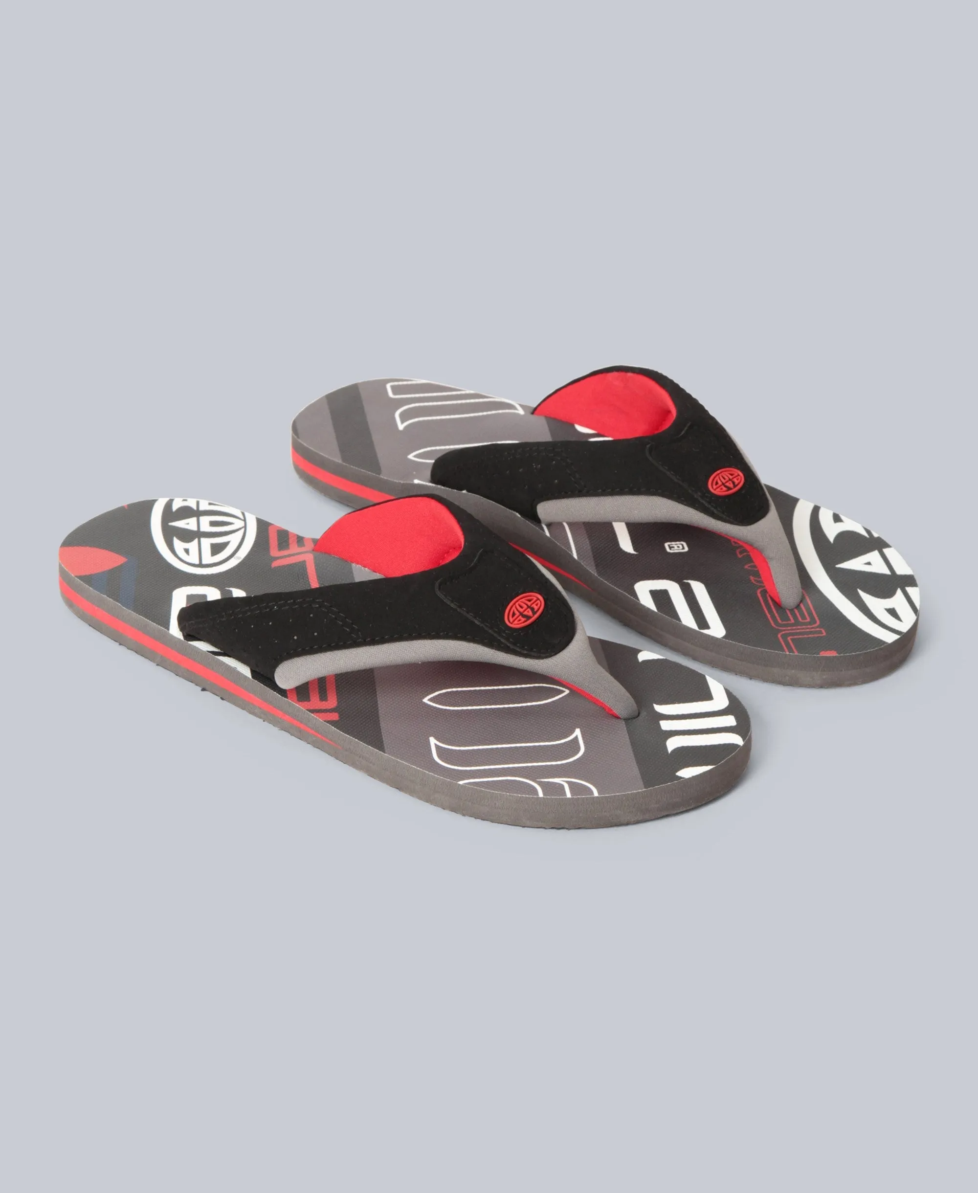 Jekyl Mens Flip-Flops - Dark Grey sold by Animal