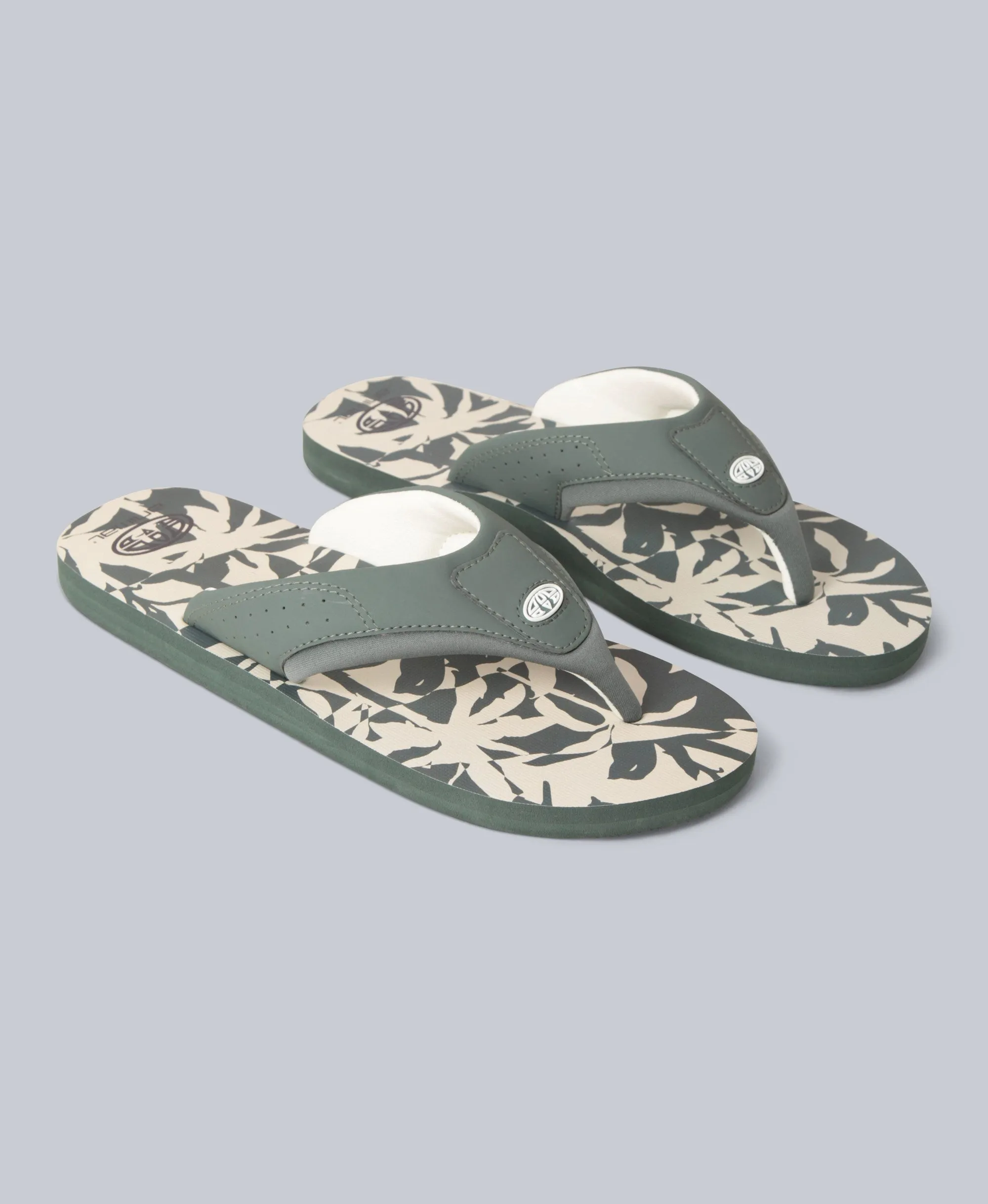 Jekyl Mens Flip-Flops - Light Khaki sold by Animal