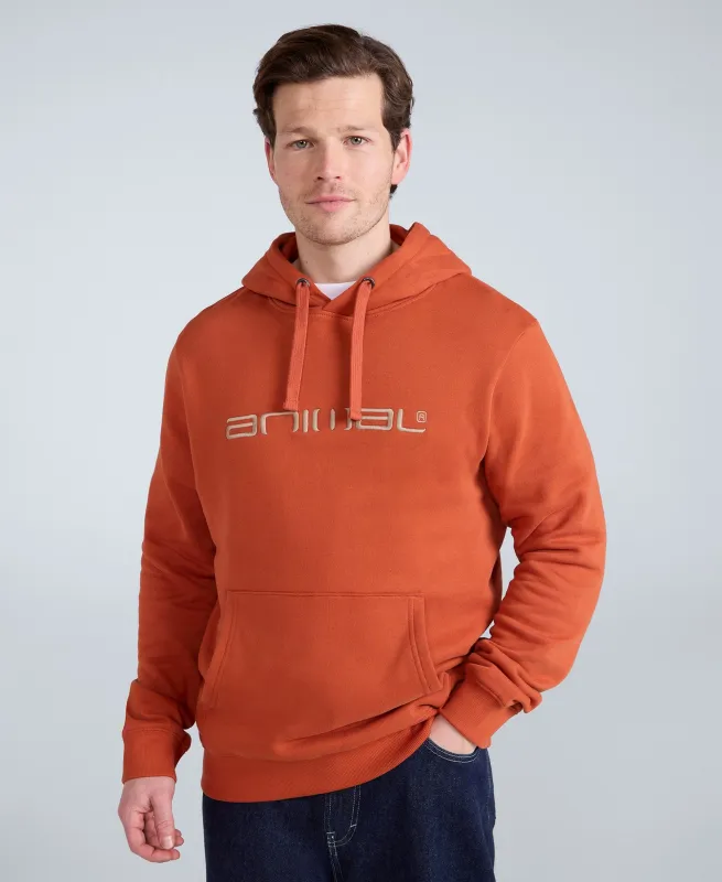 Driver Mens Logo Hoodie - Rust sold by Animal