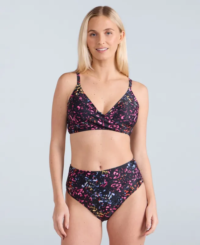 Bondi Womens Wrap Bikini Top - Jet Black sold by Animal