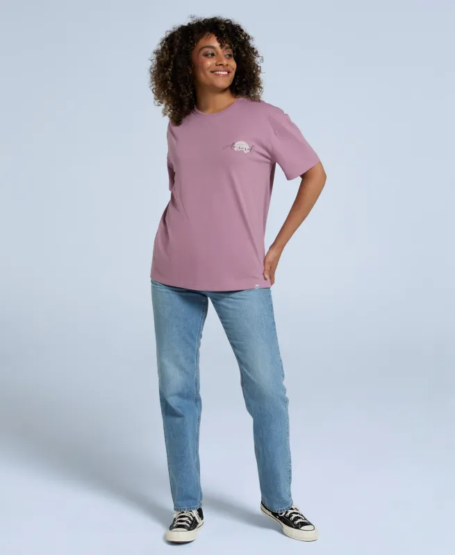 Leena Womens Boxy T-Shirt - Grape made by Animal