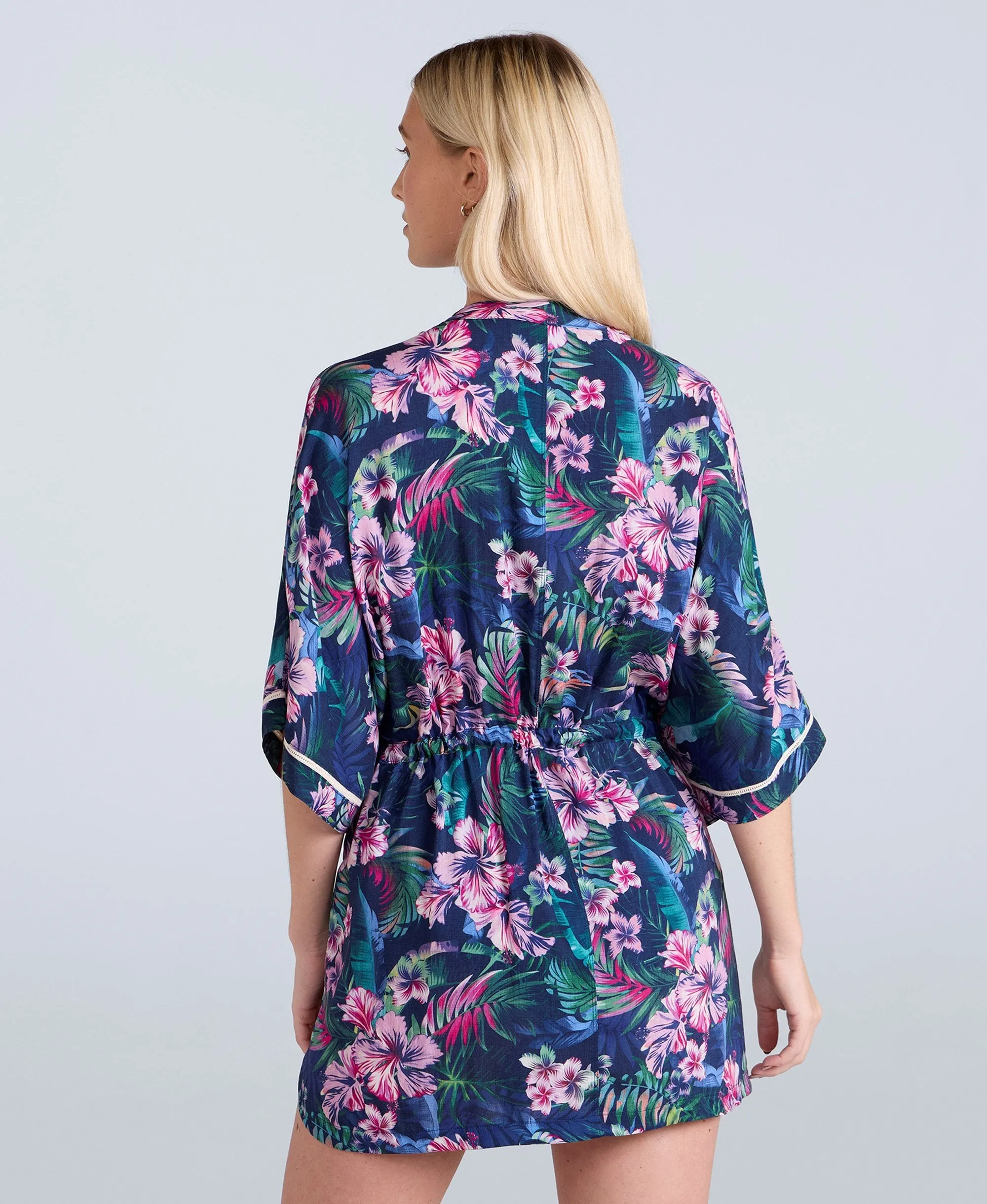 Kym Womens EcoVero Kimono Top - Dark Blue sold by Animal product image thumbnail 3