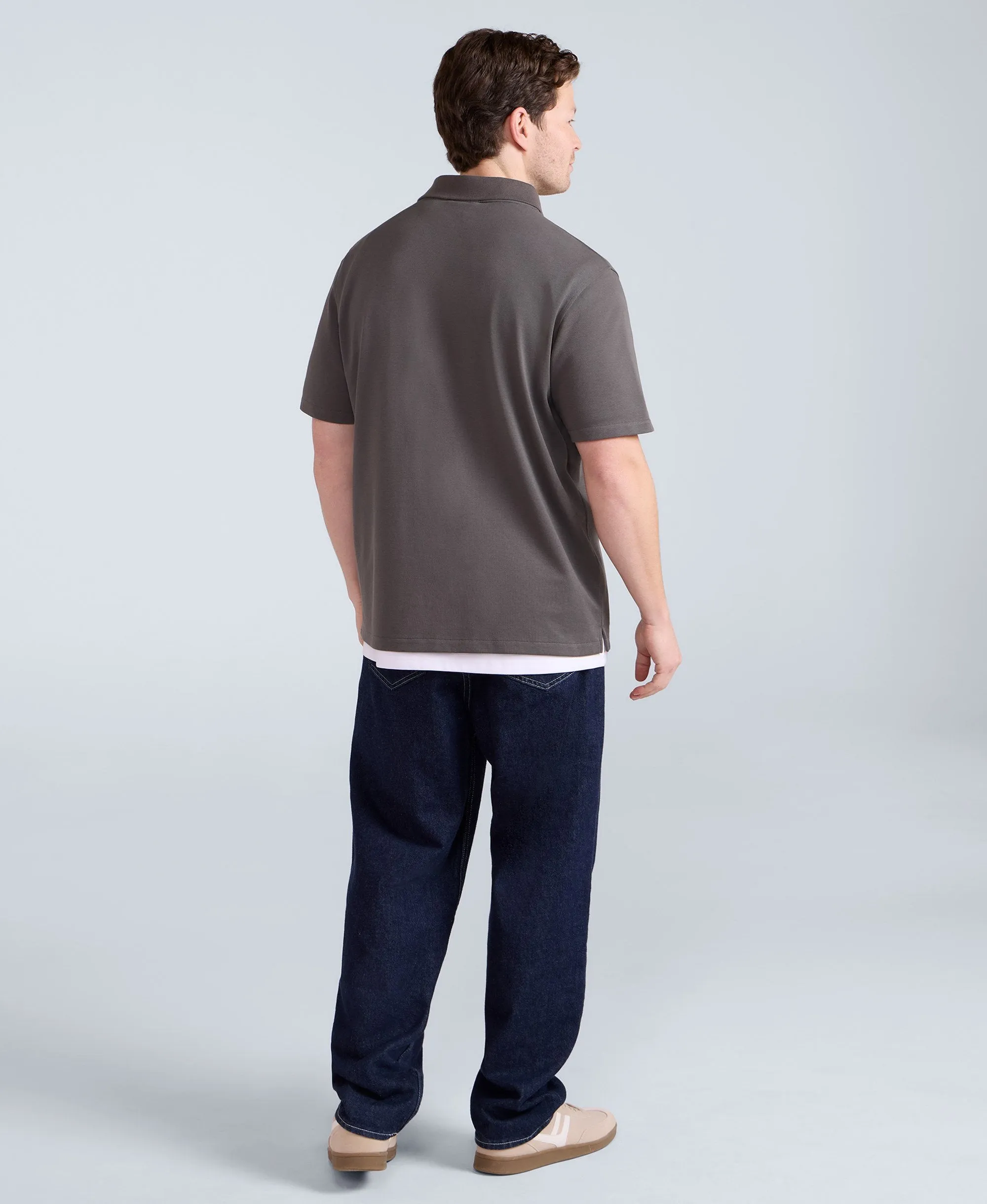 Icon Mens Pique Polo Shirt - Dark Khaki sold by Animal product image thumbnail 4