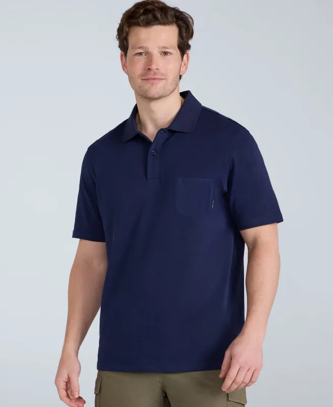 Icon Mens Pique Polo Shirt - Navy sold by Animal