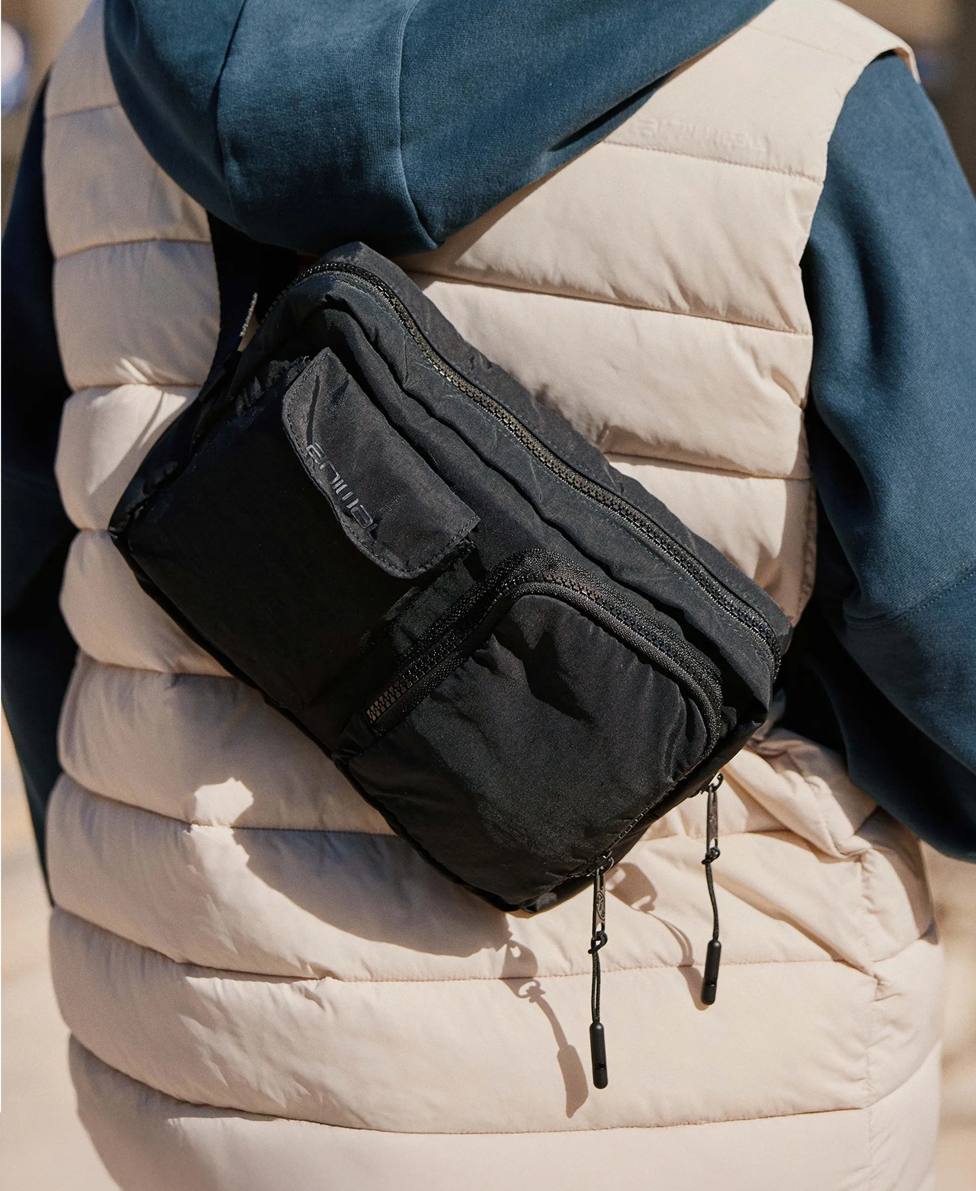 Multi Pocket Crossbody Bag - Black sold by Animal product image thumbnail 2