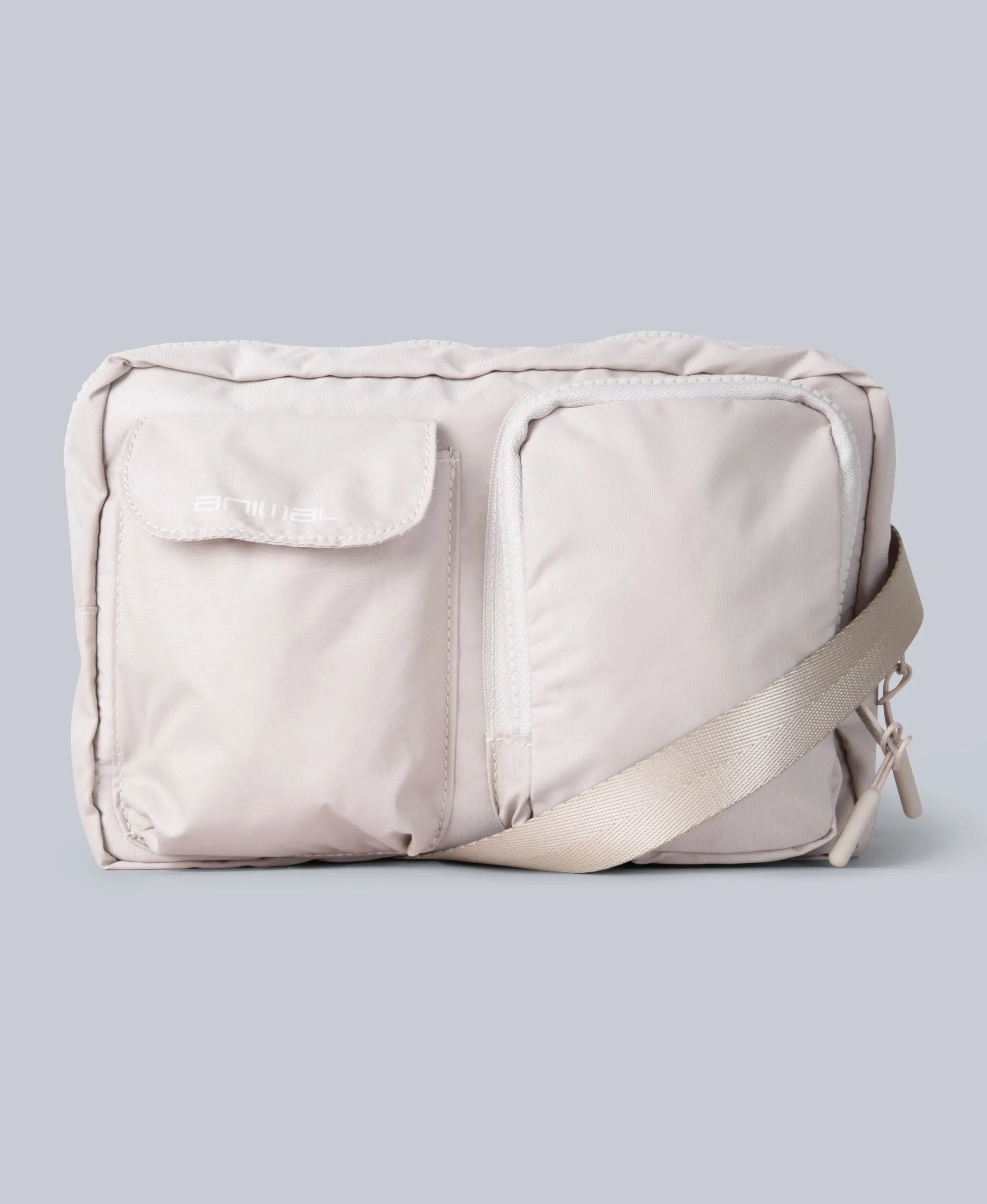 Multi Pocket Crossbody Bag - Beige sold by Animal