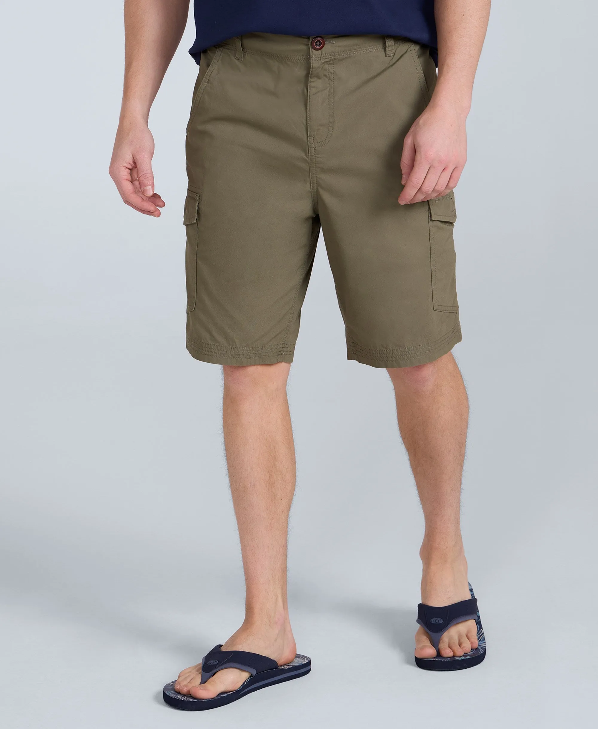 Atlantis Mens Cargo Shorts - Khaki sold by Animal