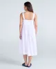 Linen Womens Midi Dress - White sold by Animal
