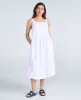 Linen Womens Midi Dress - White sold by Animal