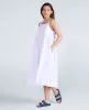Linen Womens Midi Dress - White sold by Animal