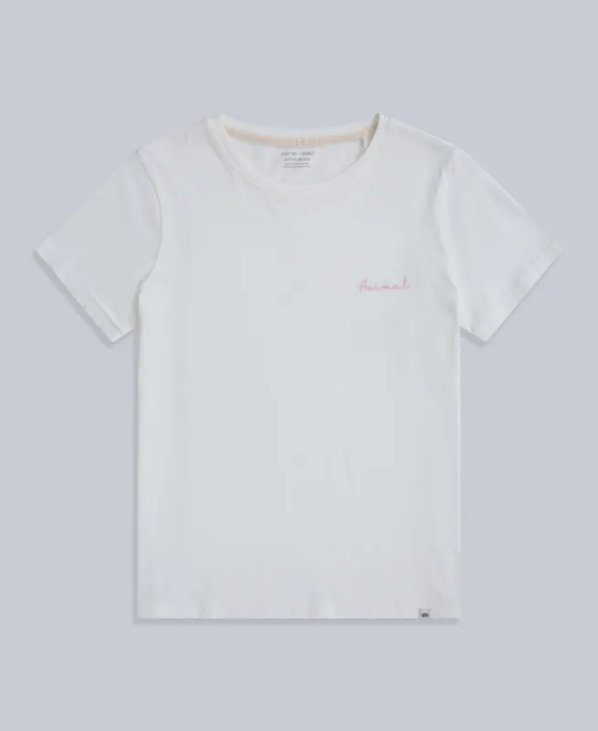 Marina Womens Logo T-Shirt - Off White sold by Animal
