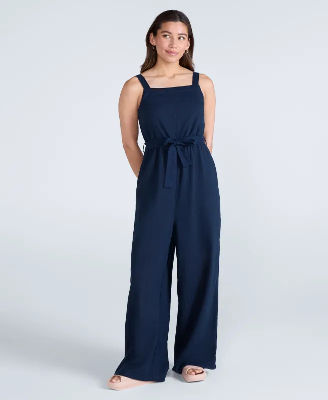 Becca Womens Linen Jumpsuit - Navy sold by Animal