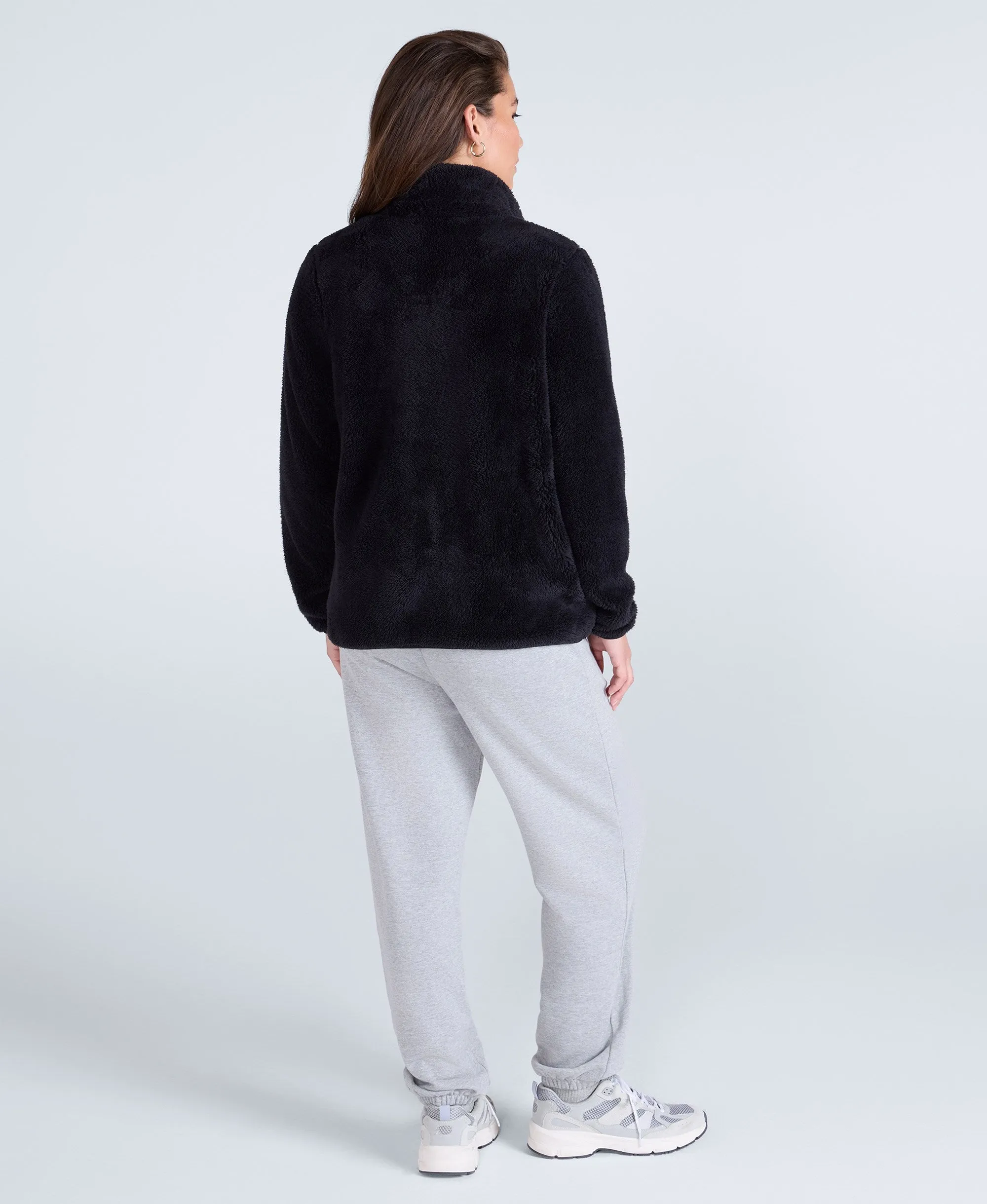 Teddy Womens Full Zip Fleece - Jet Black sold by Animal product image thumbnail 4