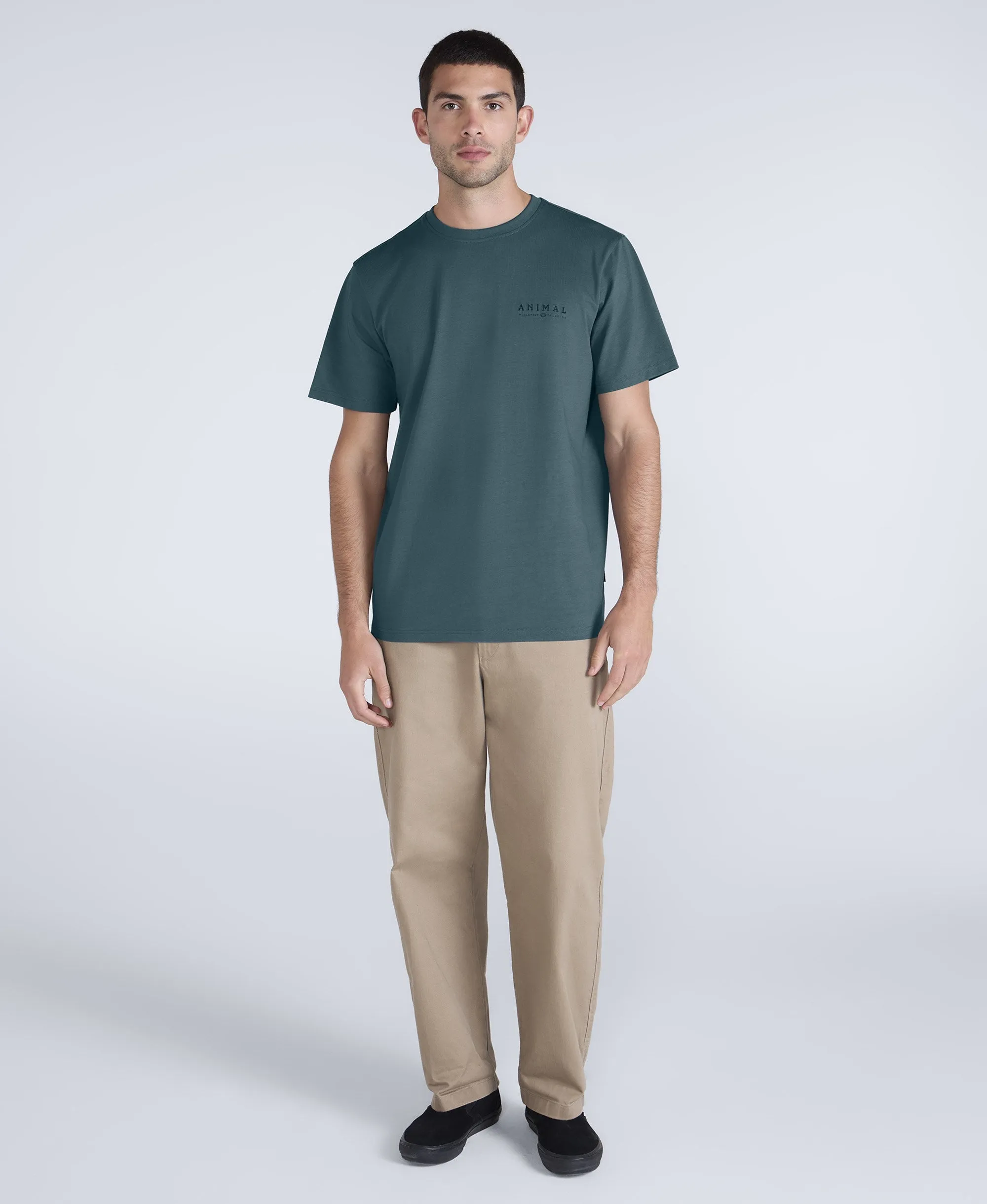 Chase Mens Plain Relaxed T-Shirt - Navy sold by Animal product image thumbnail 2