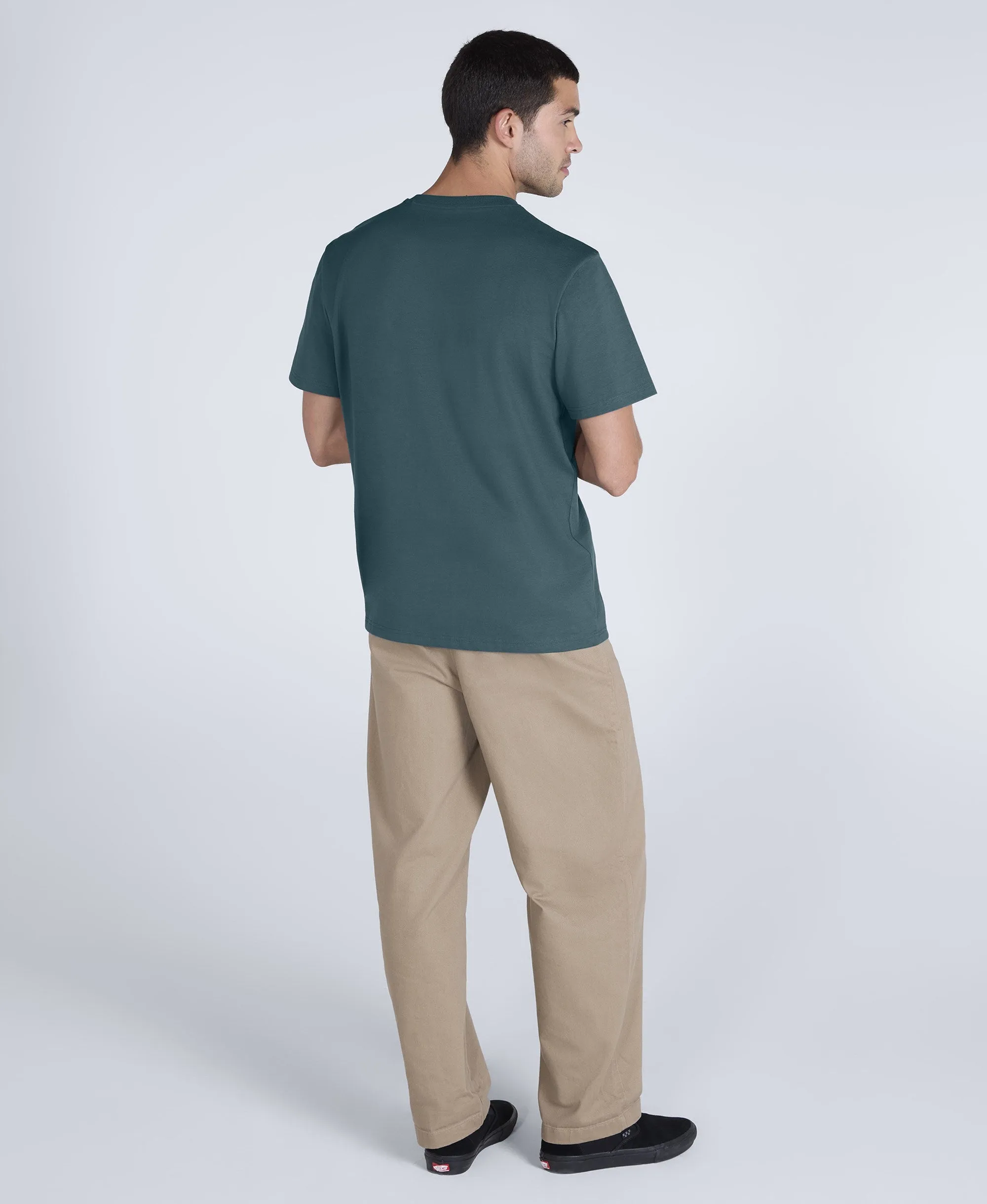 Chase Mens Plain Relaxed T-Shirt - Navy sold by Animal product image thumbnail 4