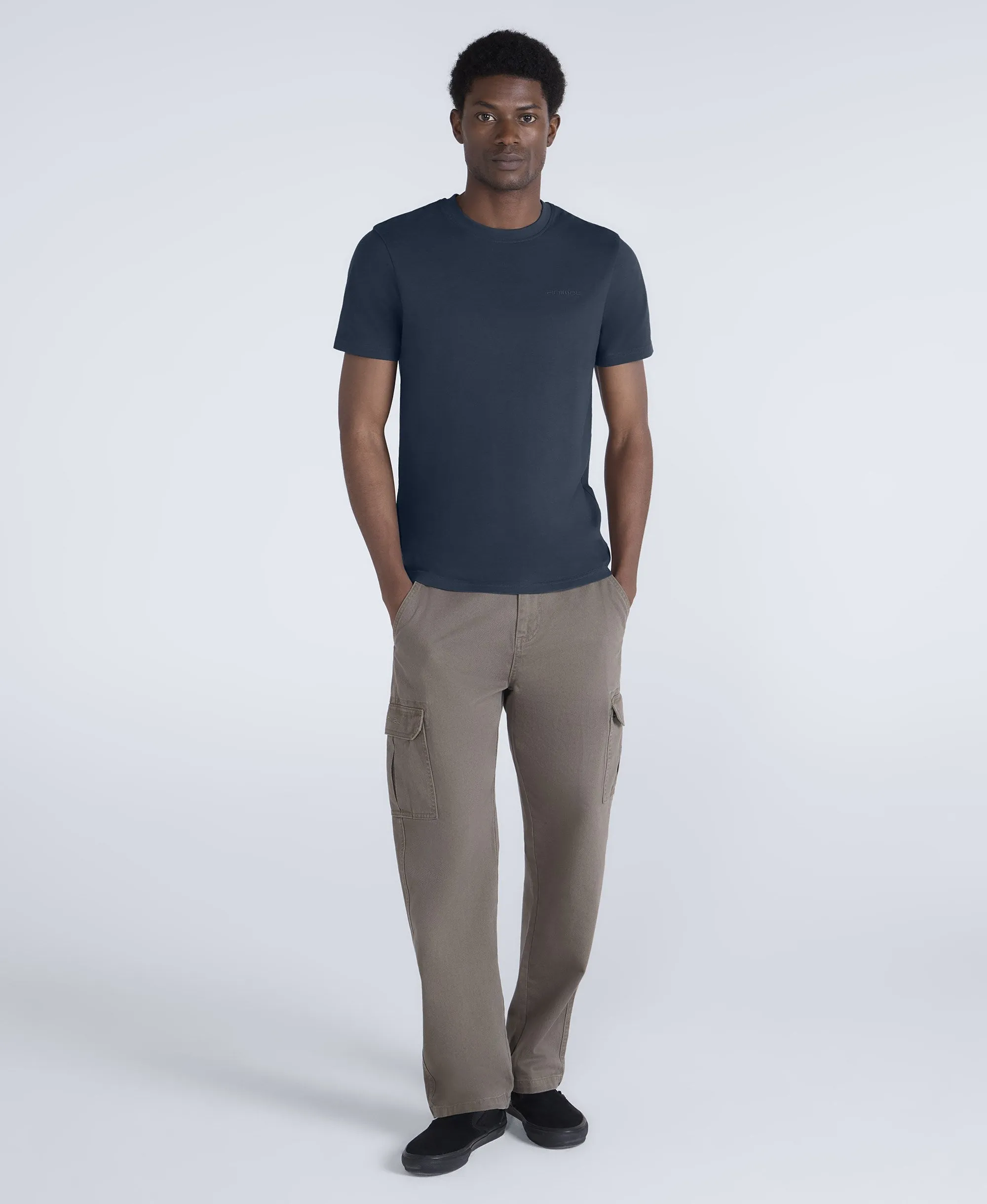 Icon Mens Slim Fit Tee - Navy sold by Animal product image thumbnail 2