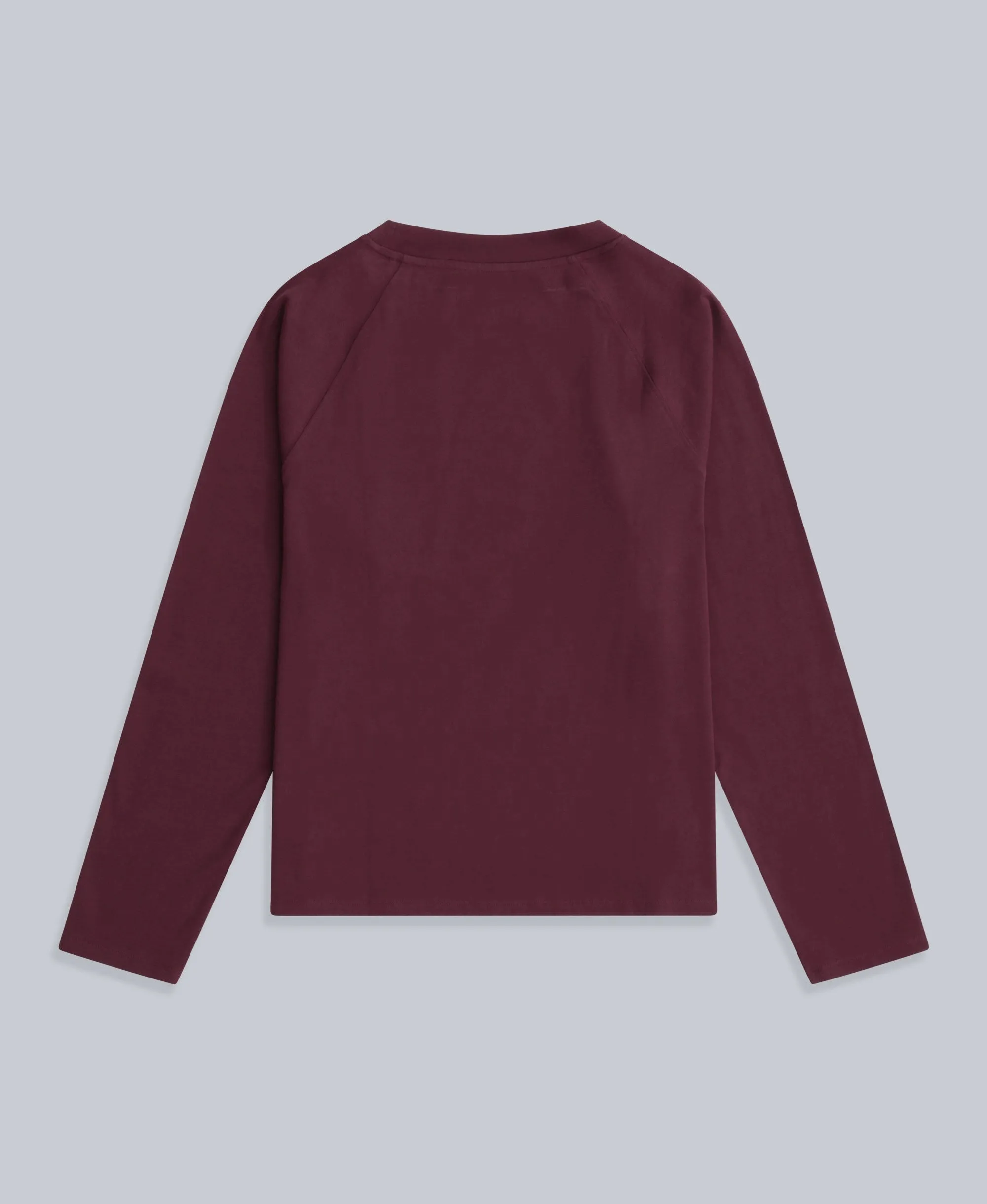 Ashleigh Womens Long Sleeve Top - Burgundy sold by Animal product image thumbnail 2