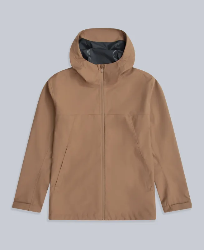 Elements Mens 2.5 Layer Waterproof Jacket - Tan sold by Animal