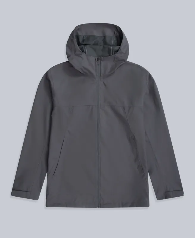 Elements Mens 2.5 Layer Waterproof Jacket - Dark Grey sold by Animal