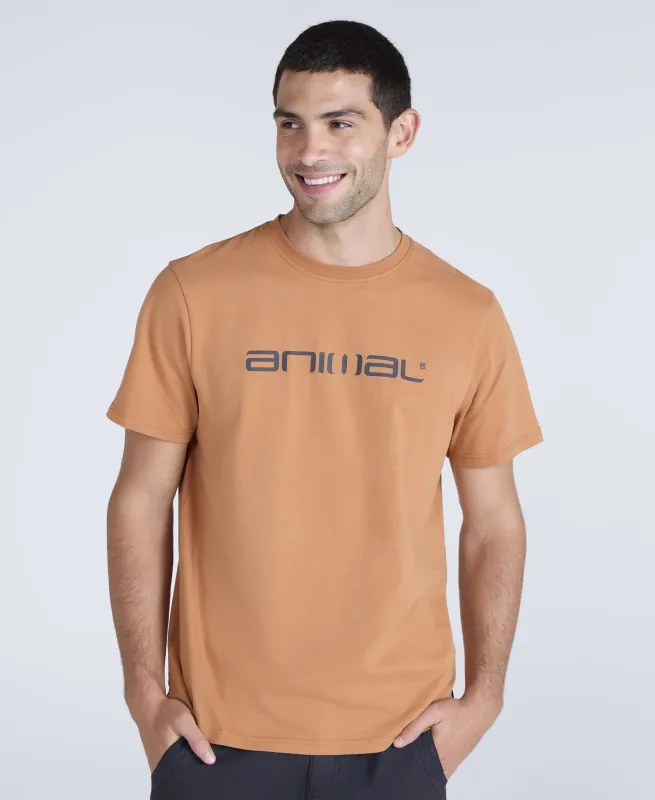 Leon Mens Relaxed T-Shirt - Rust sold by Animal