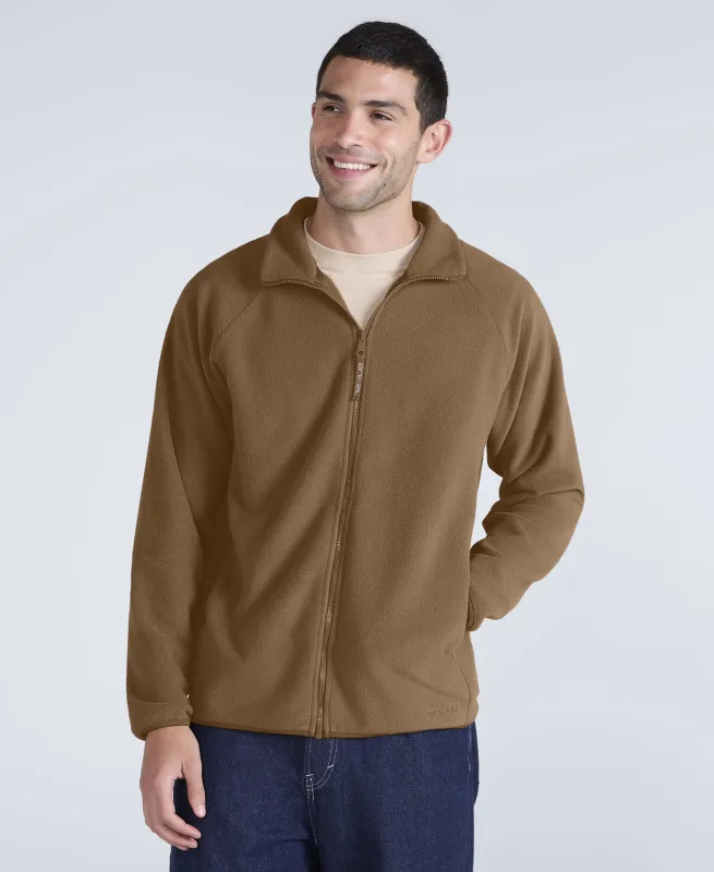 Stockholm Mens Full-Zip Fleece - Mustard sold by Animal