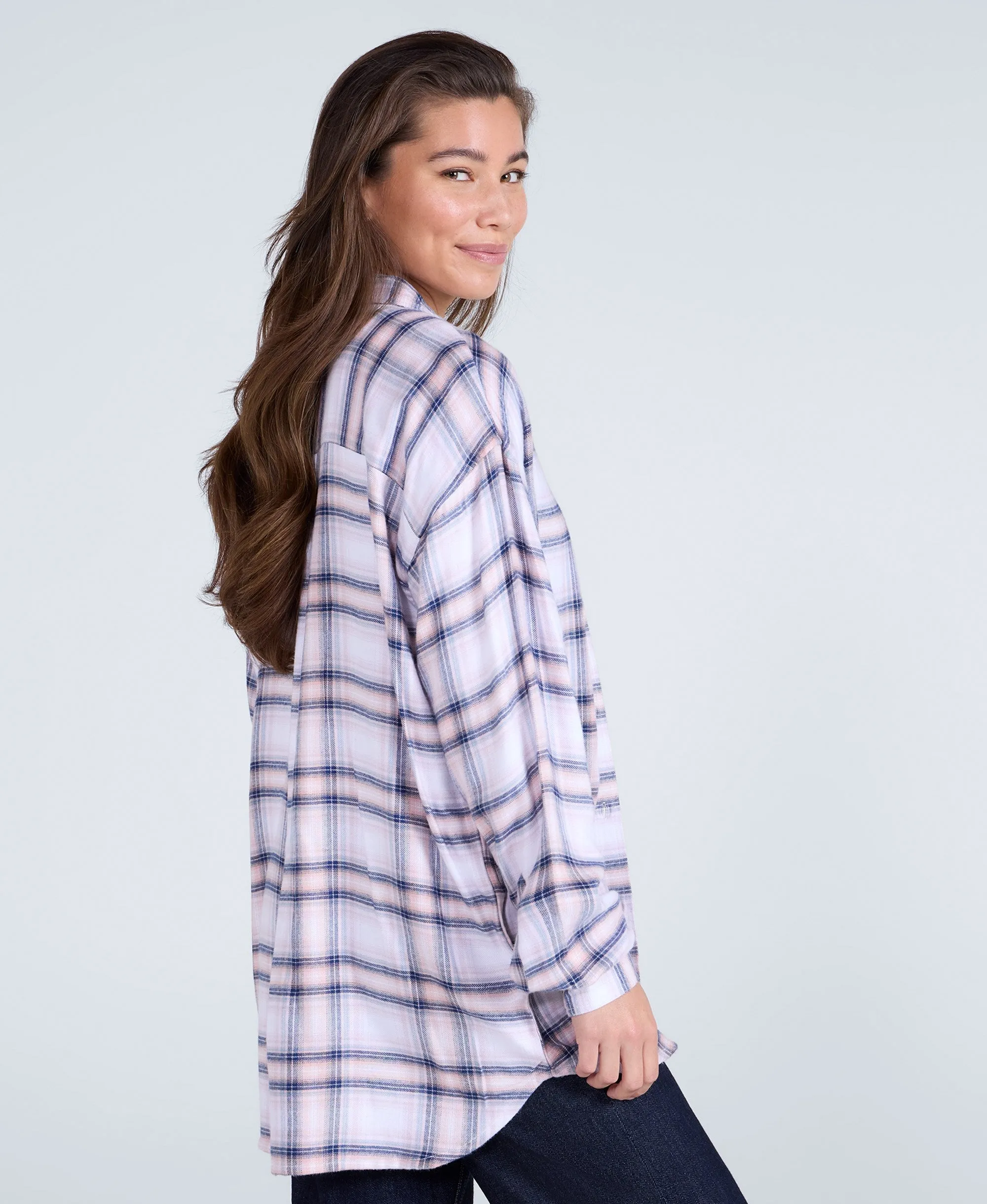 Masie Womens Supersoft Relaxed Fit Shirt - Dark Purple sold by Animal product image thumbnail 3