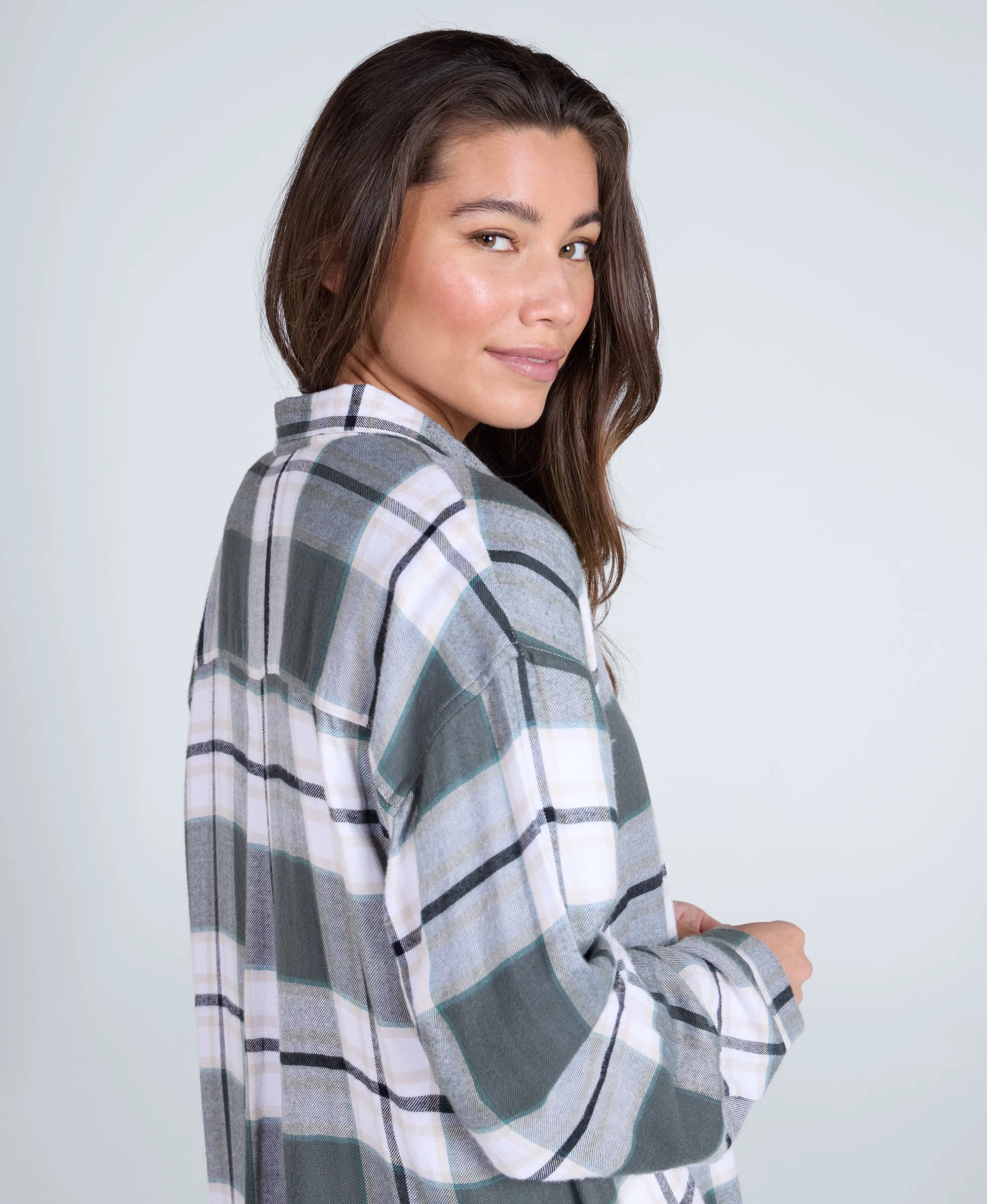 Masie Womens Supersoft Relaxed Fit Shirt - Green sold by Animal product image thumbnail 3