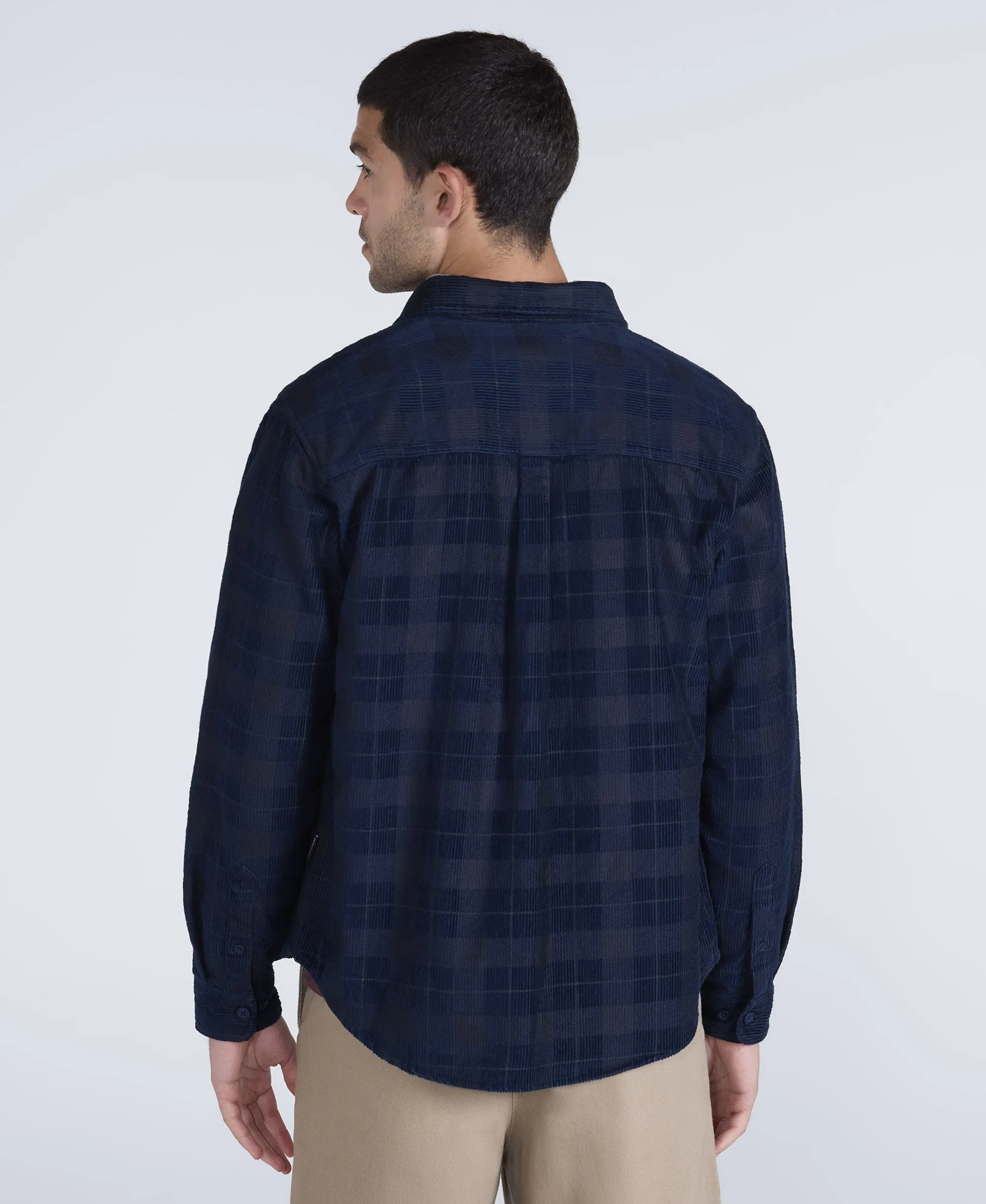 Lewis Mens Cord Shirt - Charcoal sold by Animal product image thumbnail 4