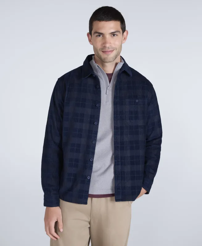 Lewis Mens Cord Shirt - Charcoal sold by Animal