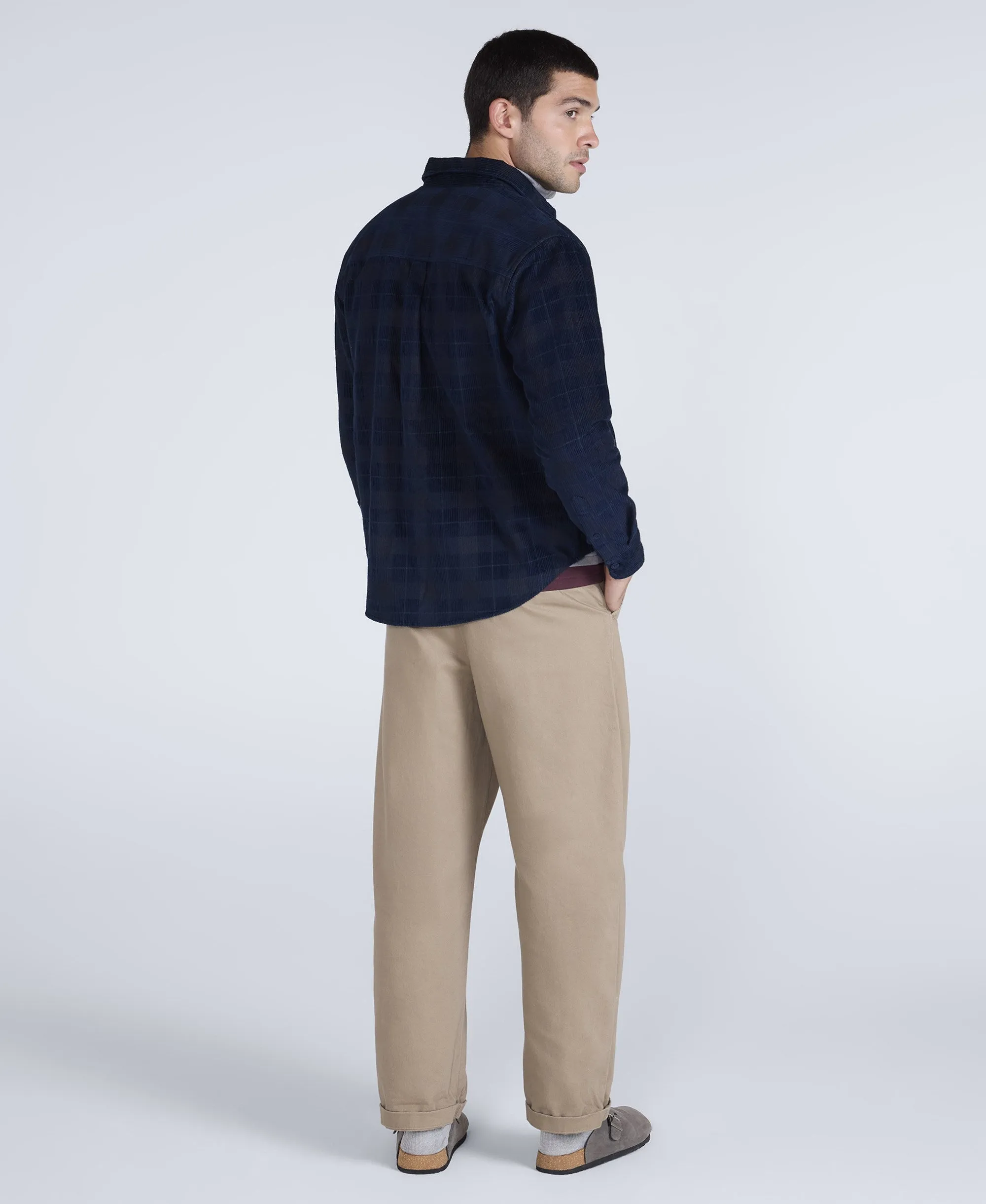 Lewis Mens Cord Shirt - Charcoal sold by Animal product image thumbnail 5