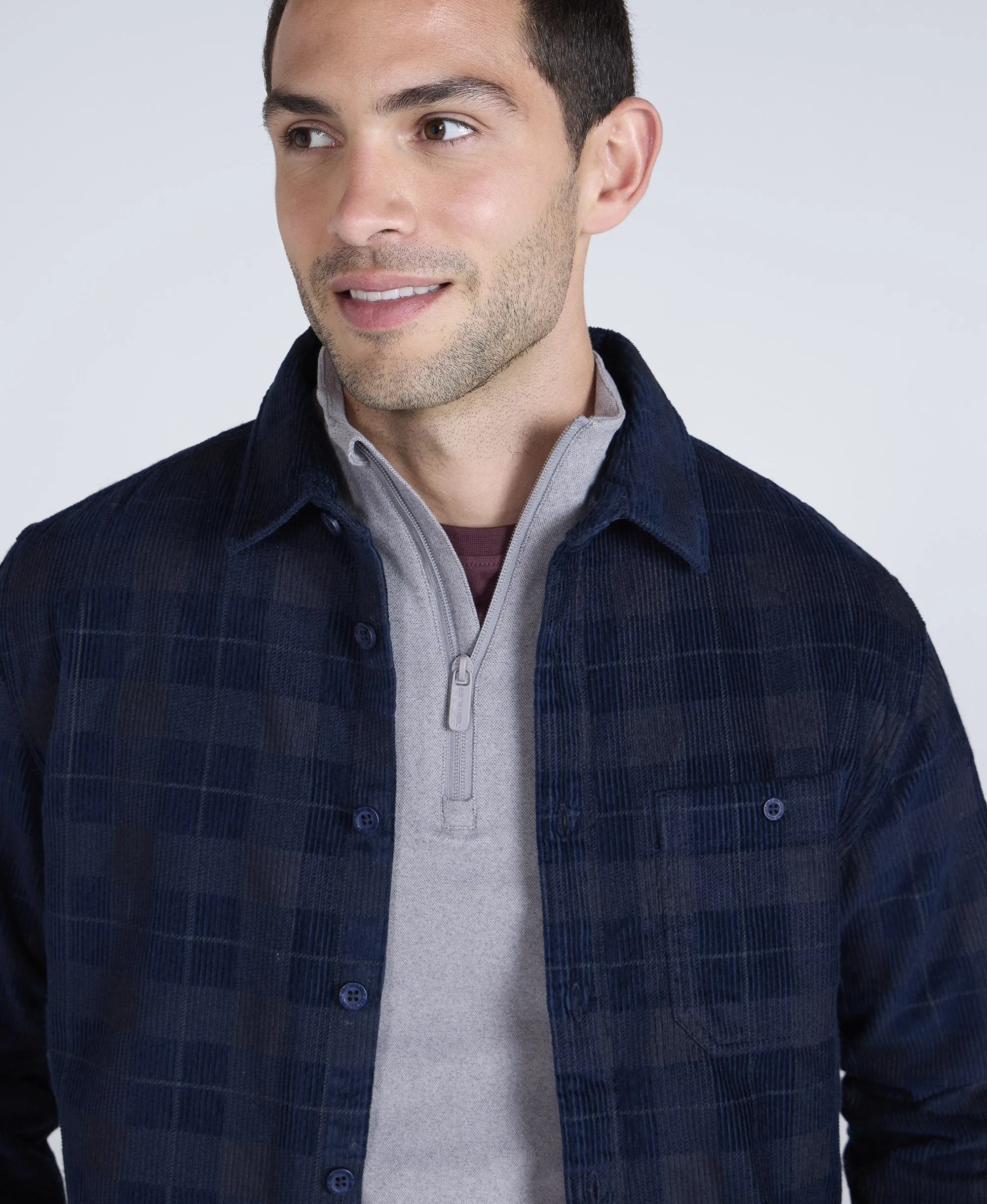 Lewis Mens Cord Shirt - Charcoal sold by Animal product image thumbnail 3