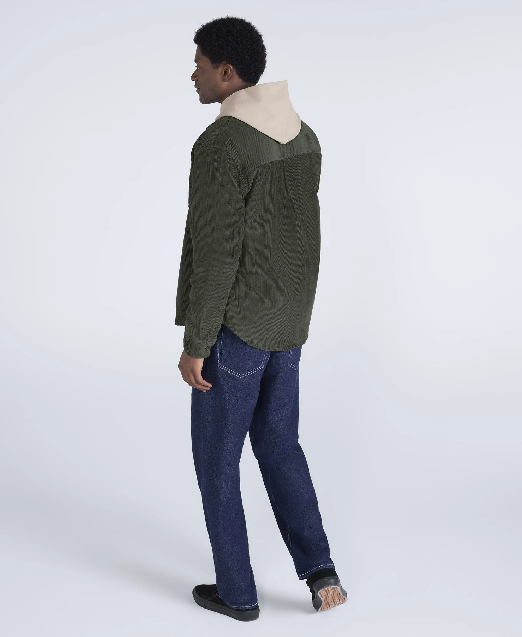 Lewis Mens Cord Shirt - Khaki sold by Animal product image thumbnail 5