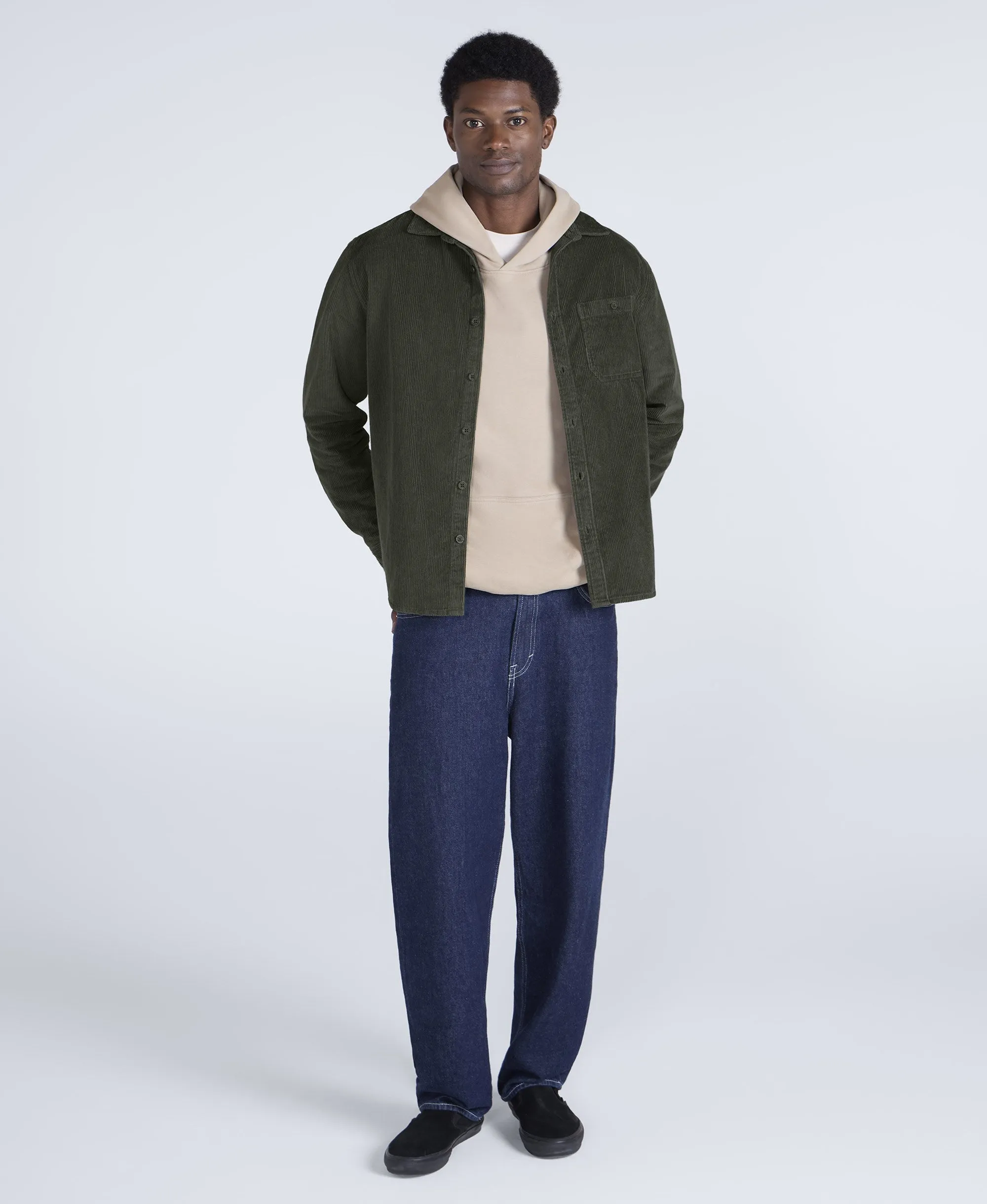 Lewis Mens Cord Shirt - Khaki sold by Animal product image thumbnail 2