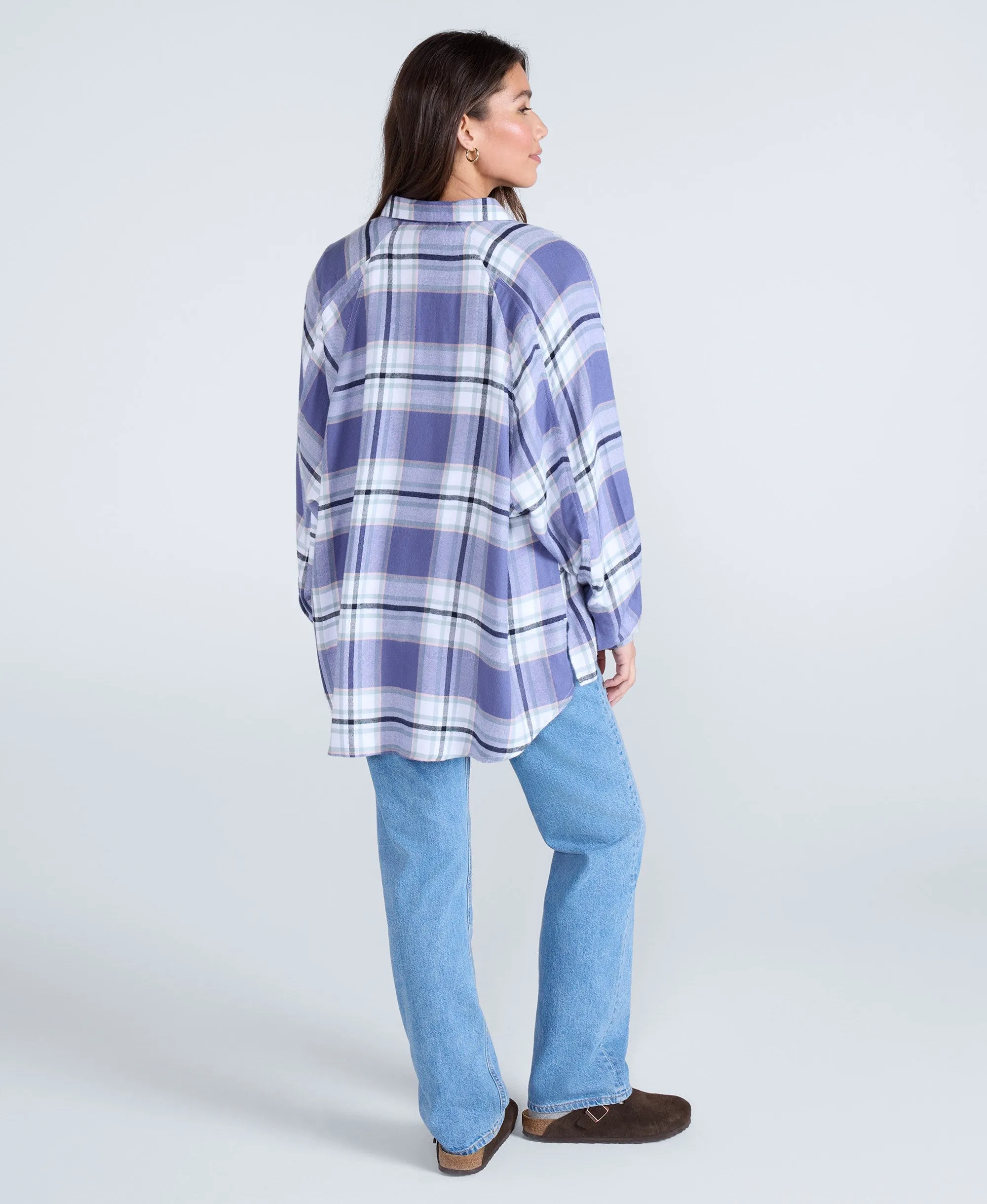 Lottie Womens Supersoft Relaxed Shirt - Blue sold by Animal product image thumbnail 4