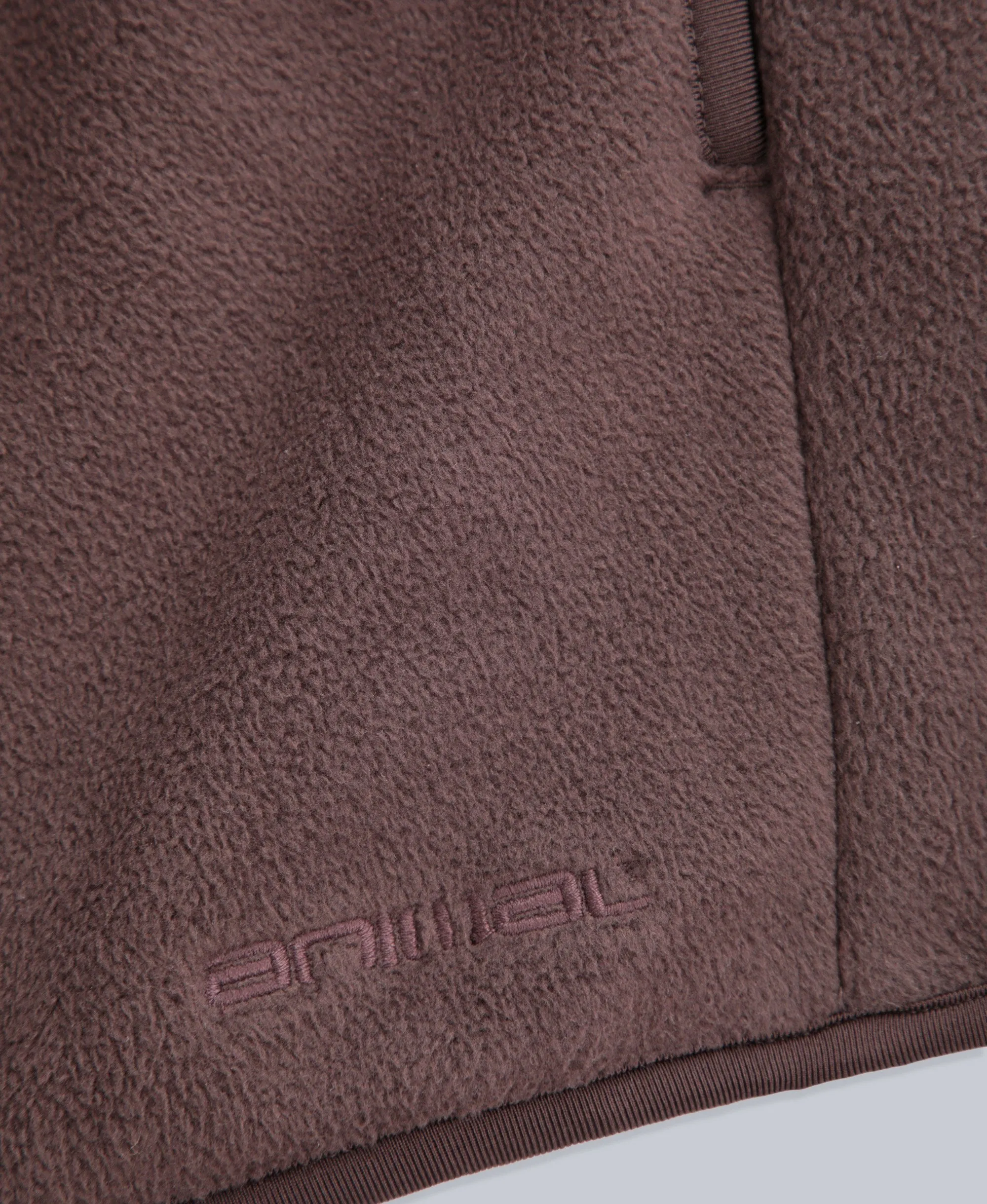 Stockholm Womens Full-Zip Fleece - Brown sold by Animal product image thumbnail 3