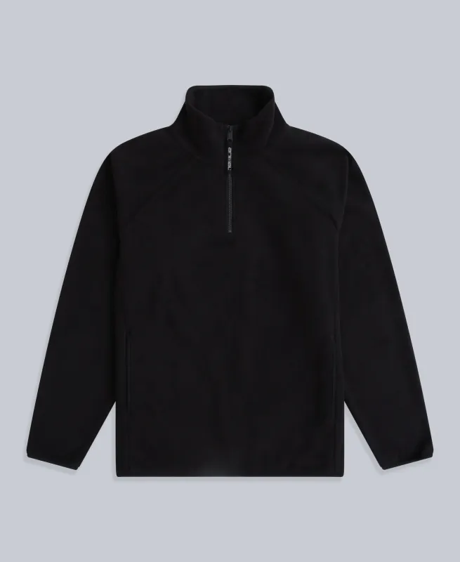 Stockholm Mens Half-Zip Fleece - Jet Black sold by Animal