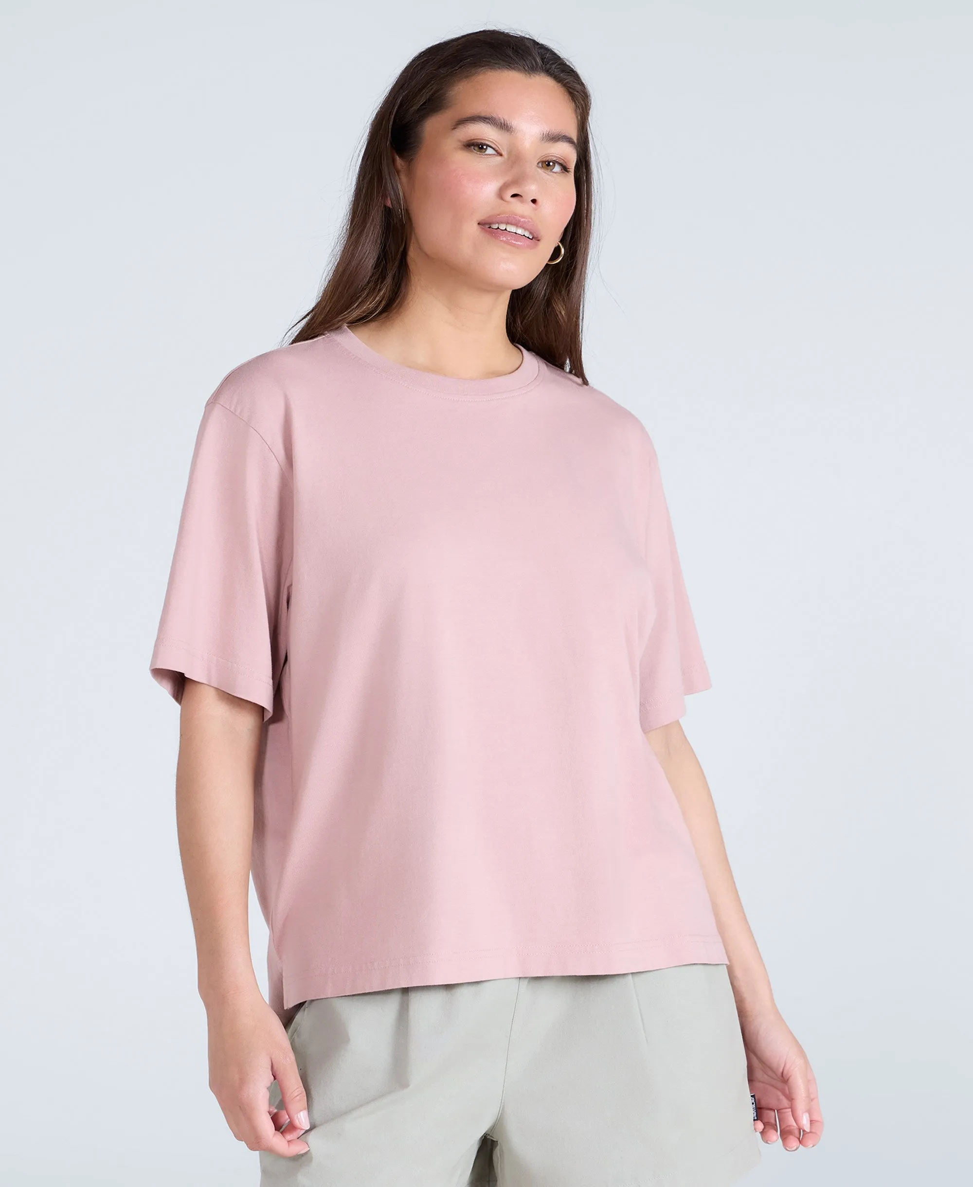 Idol Womens Relaxed Fit T-Shirt - Dusky Purple sold by Animal