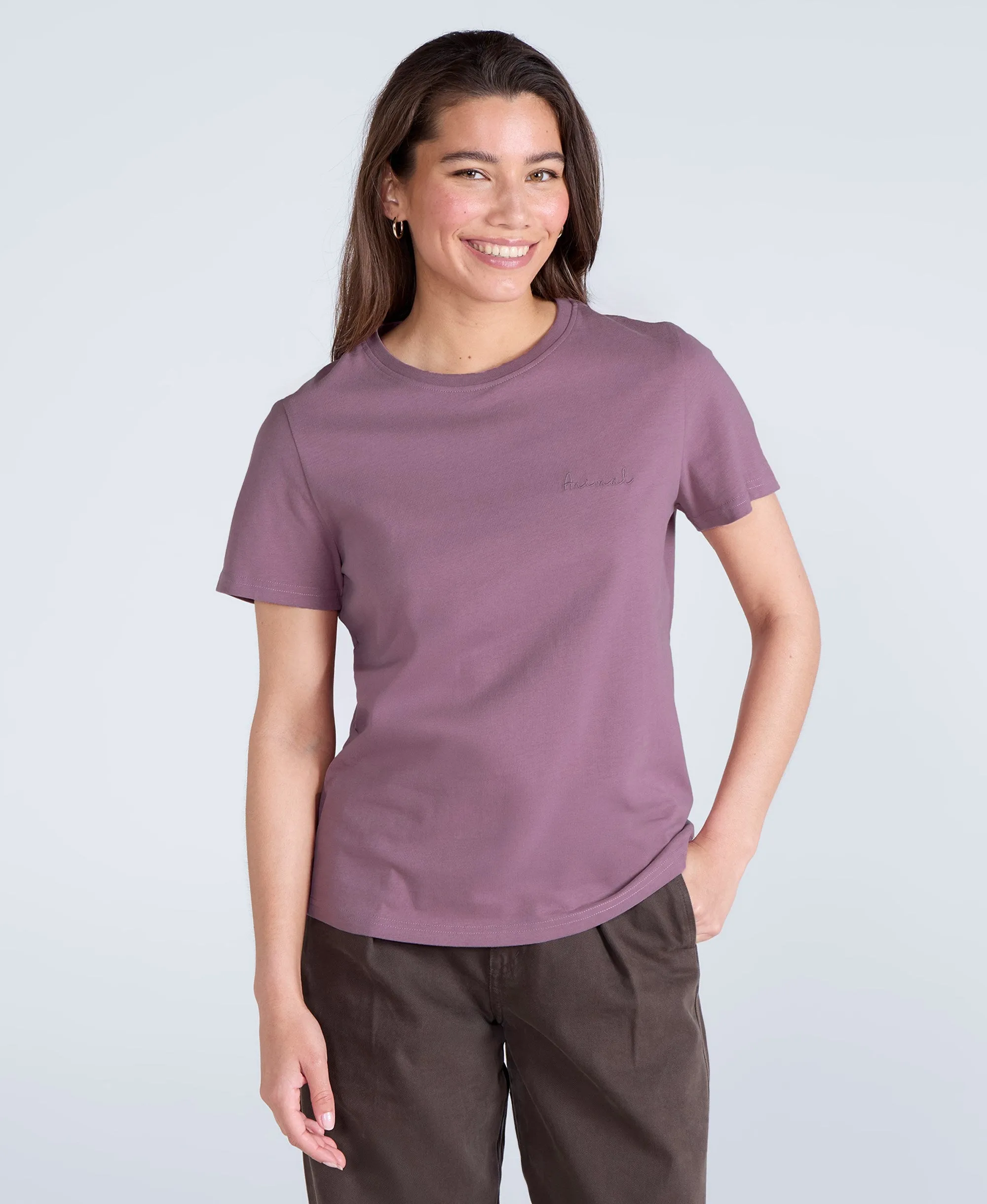 Marina Womens Logo T-Shirt - Purple sold by Animal