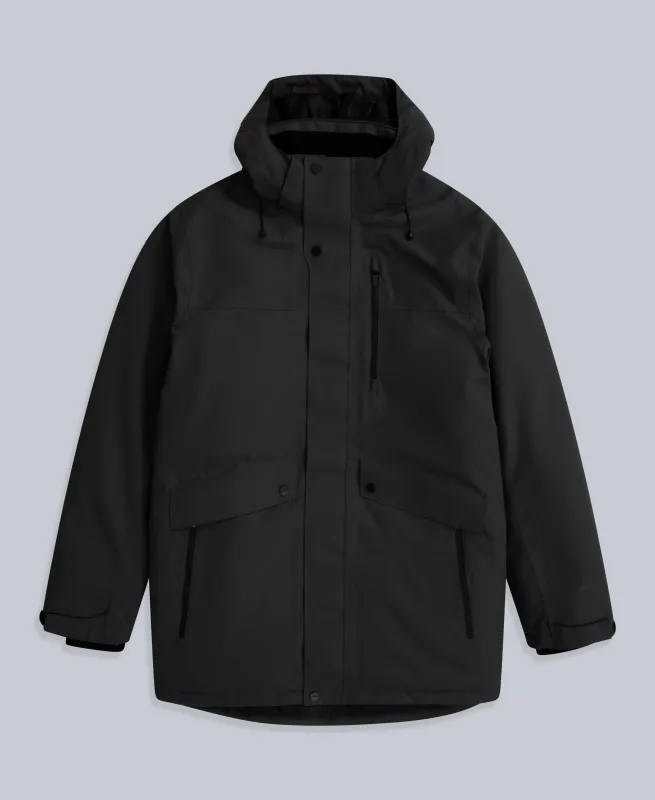 Lisbon Mens Waterproof Parka - Black sold by Animal