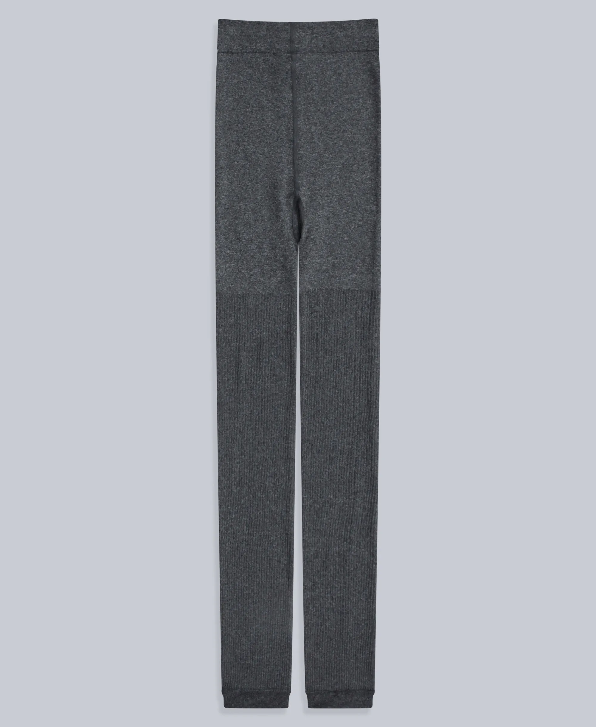Fleece Lined Ribbed Womens Leggings - Charcoal sold by Animal