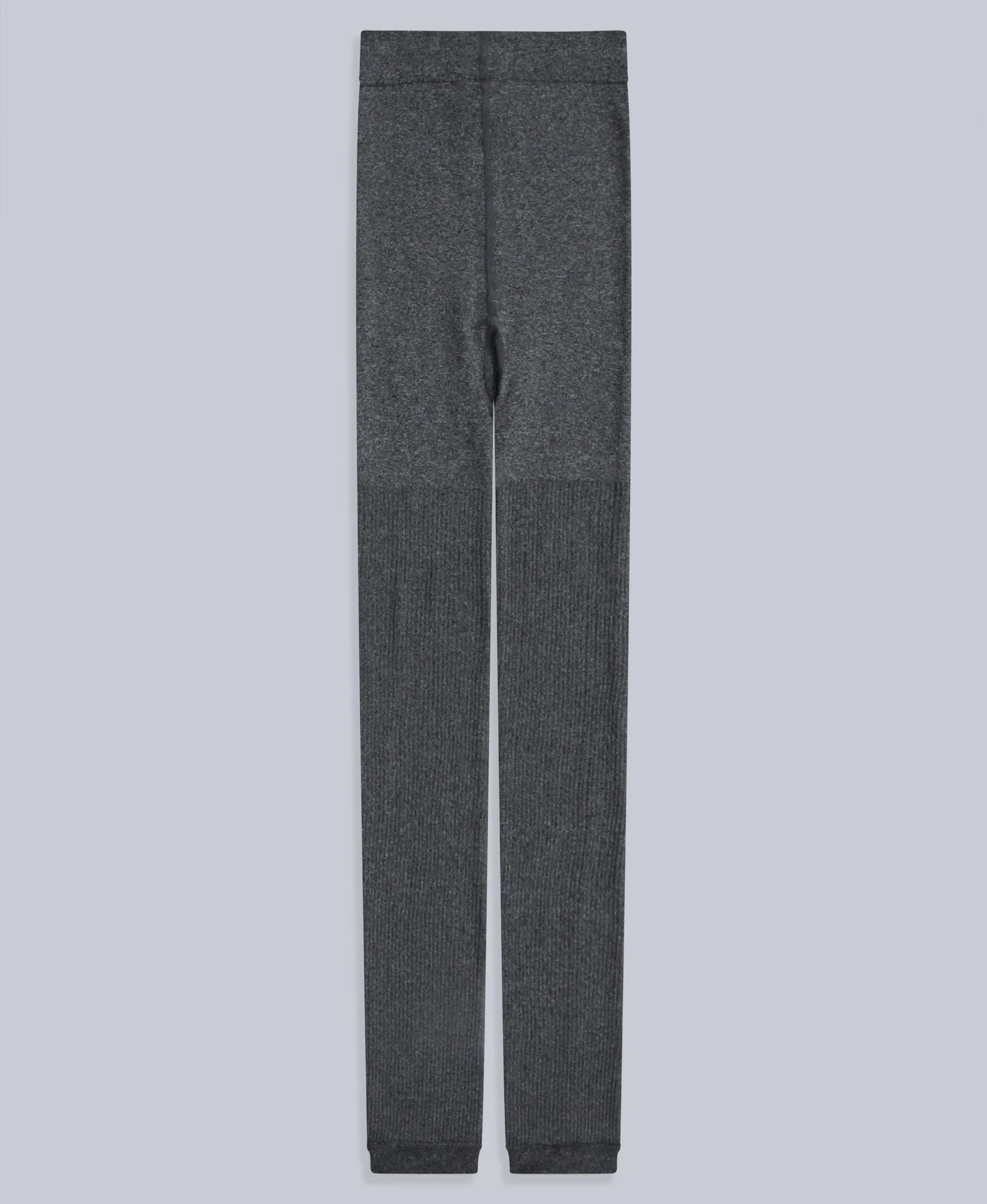 Fleece Lined Ribbed Womens Leggings - Charcoal sold by Animal product image thumbnail 2