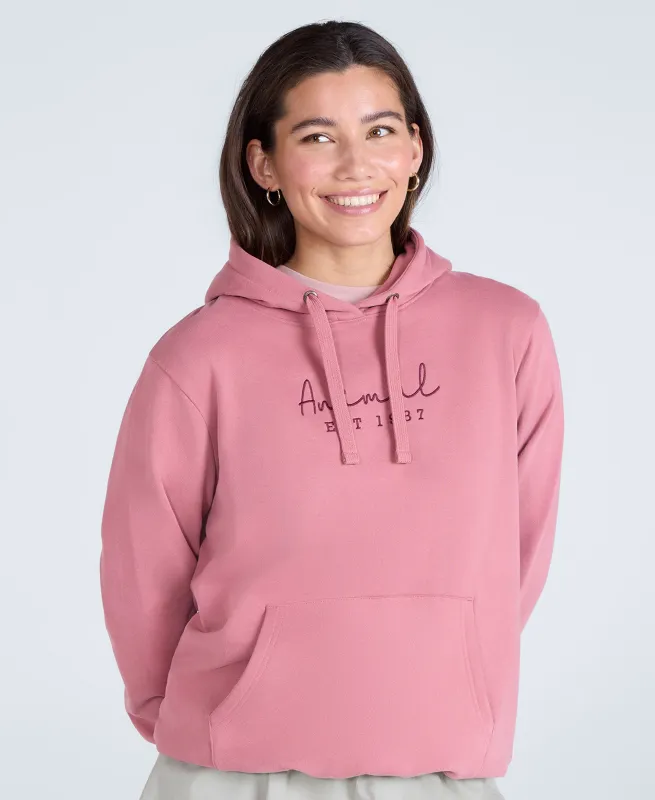 Maya Womens Hoodie - Dark Pink sold by Animal
